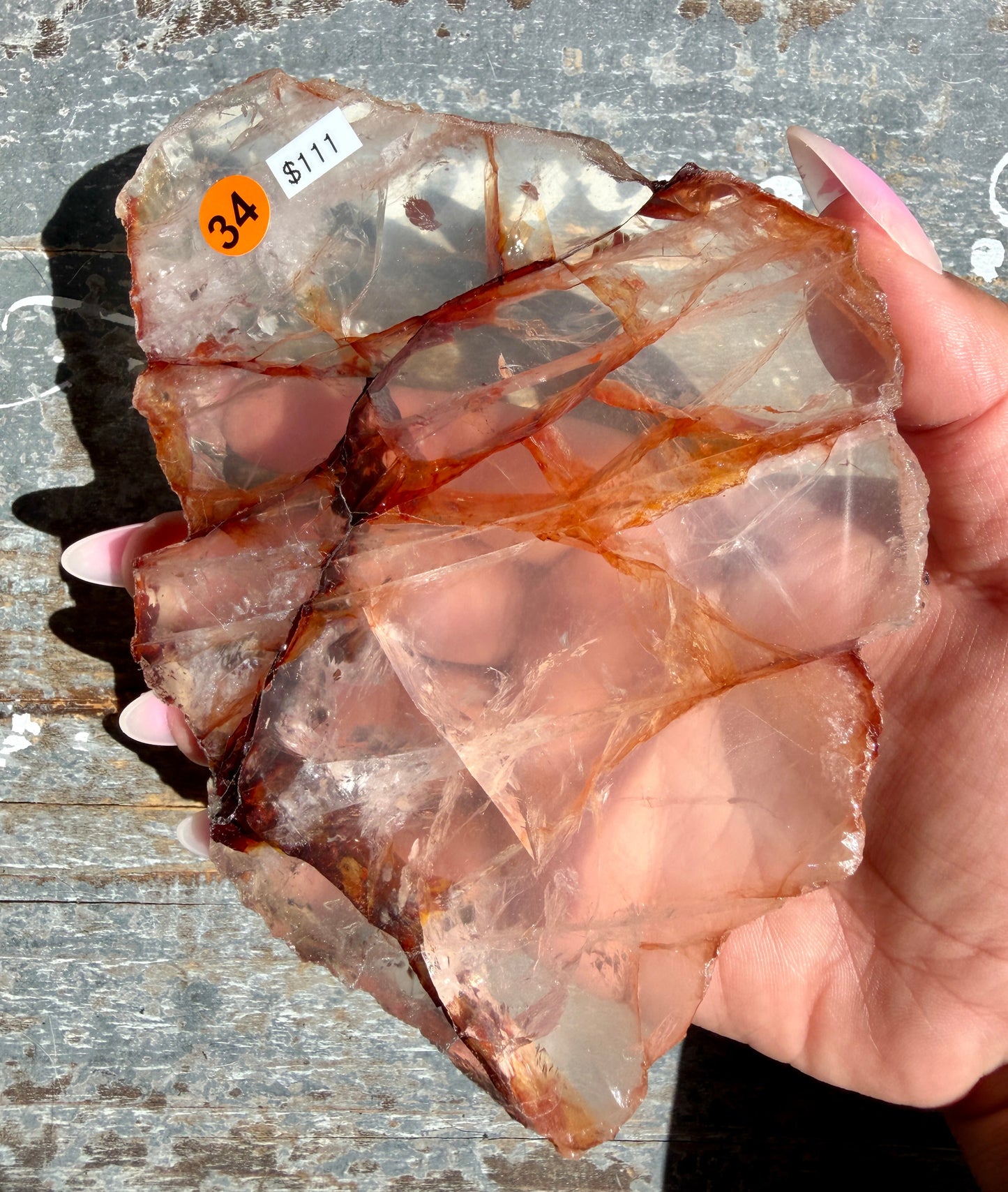 Gorgeous Fire Quartz Slab | Opt 34