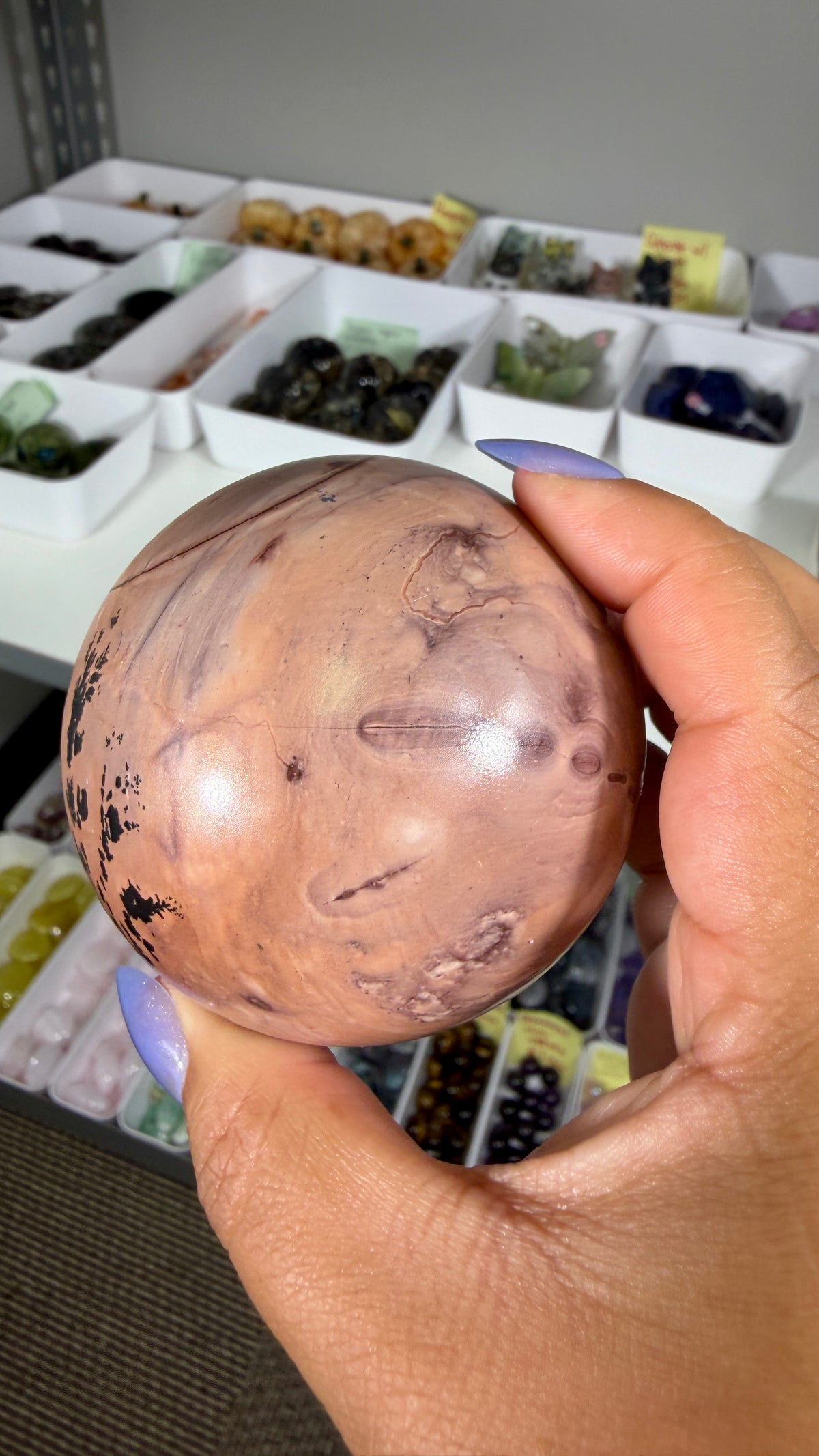 Gorgeous Picture Jasper Sphere | Opt 12 (last one)