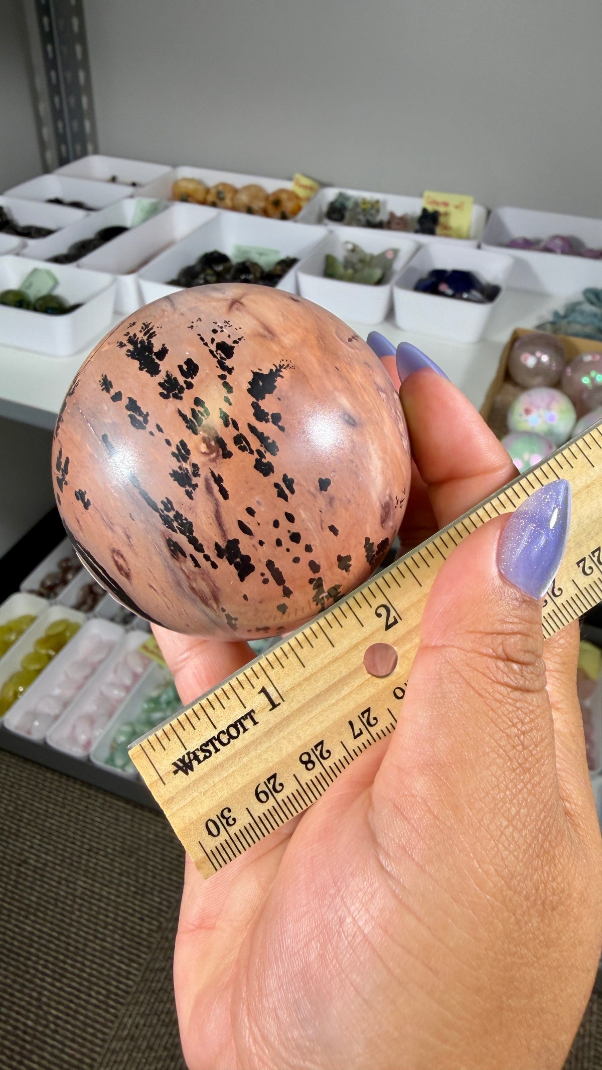 Gorgeous Picture Jasper Sphere | Opt 12 (last one)