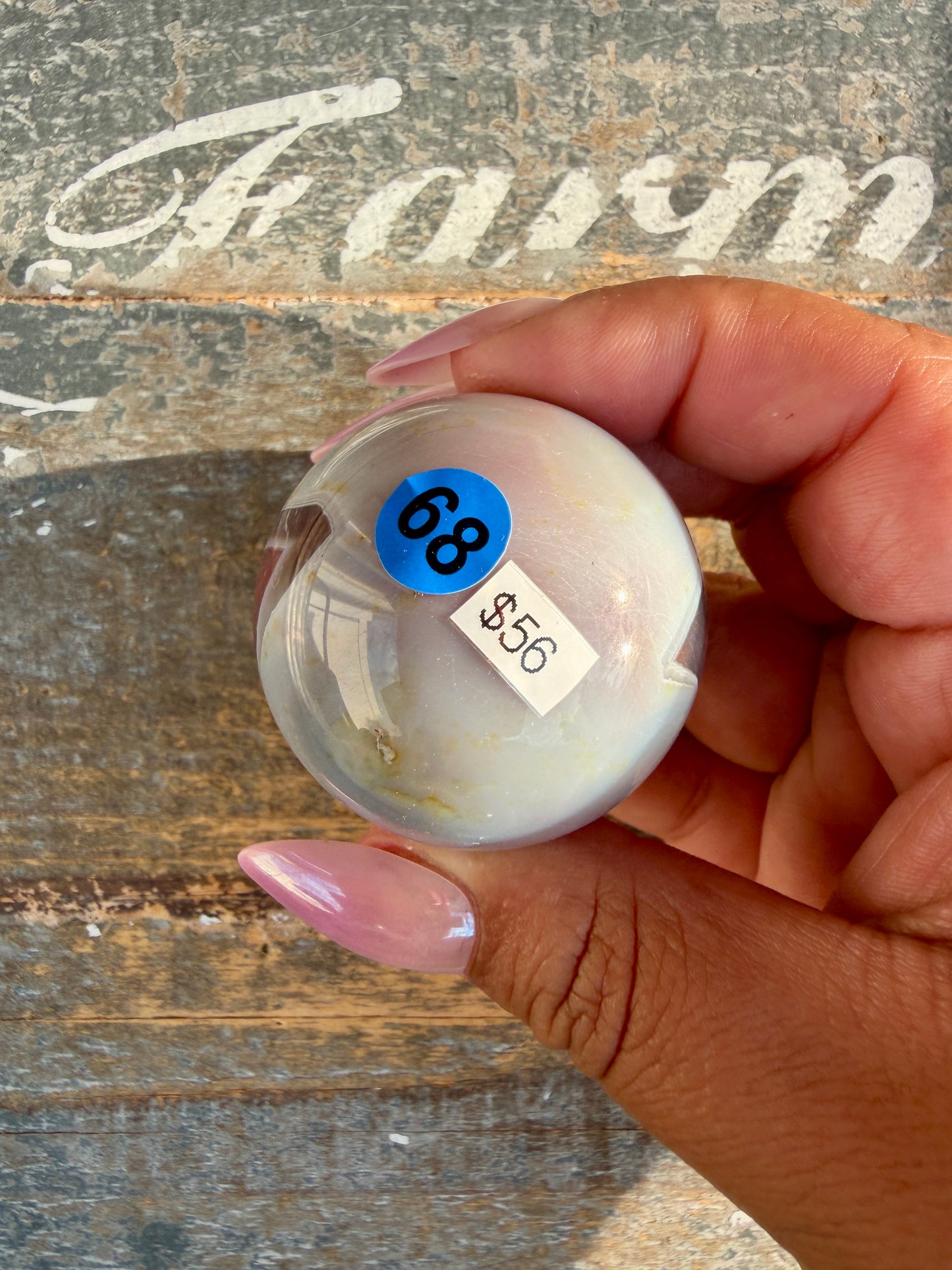 Gorgeous Swazi Agate Sphere | Opt 68