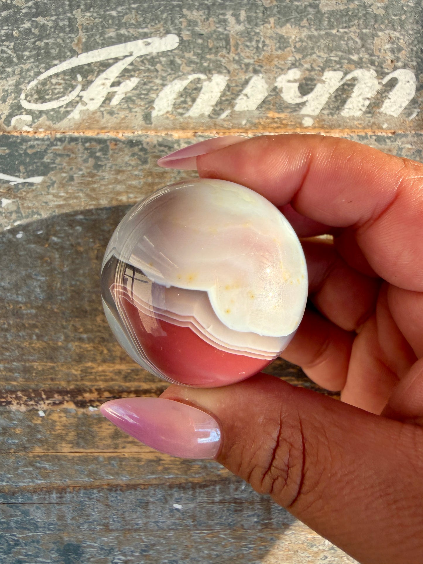 Gorgeous Swazi Agate Sphere | Opt 68