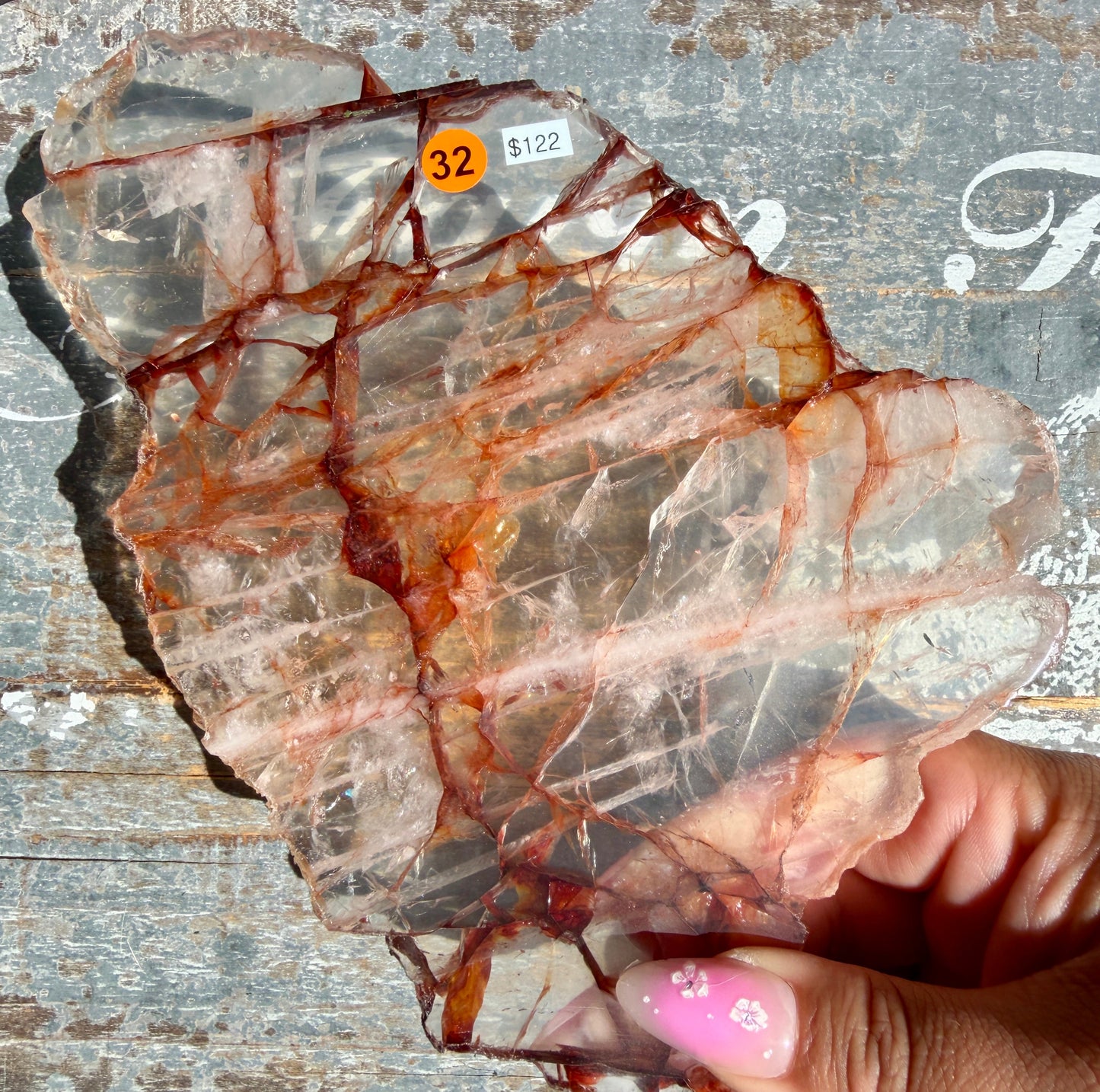 Gorgeous Fire Quartz Slab | Opt 32
