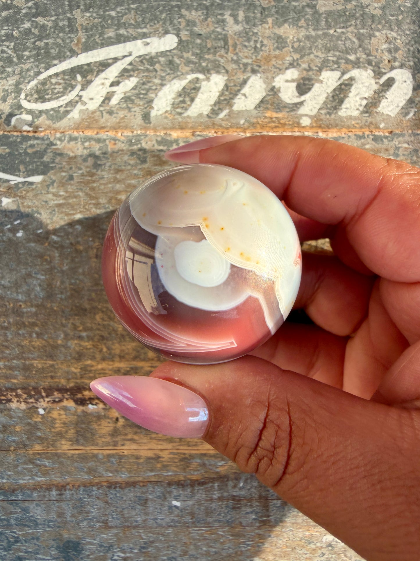 Gorgeous Swazi Agate Sphere | Opt 68