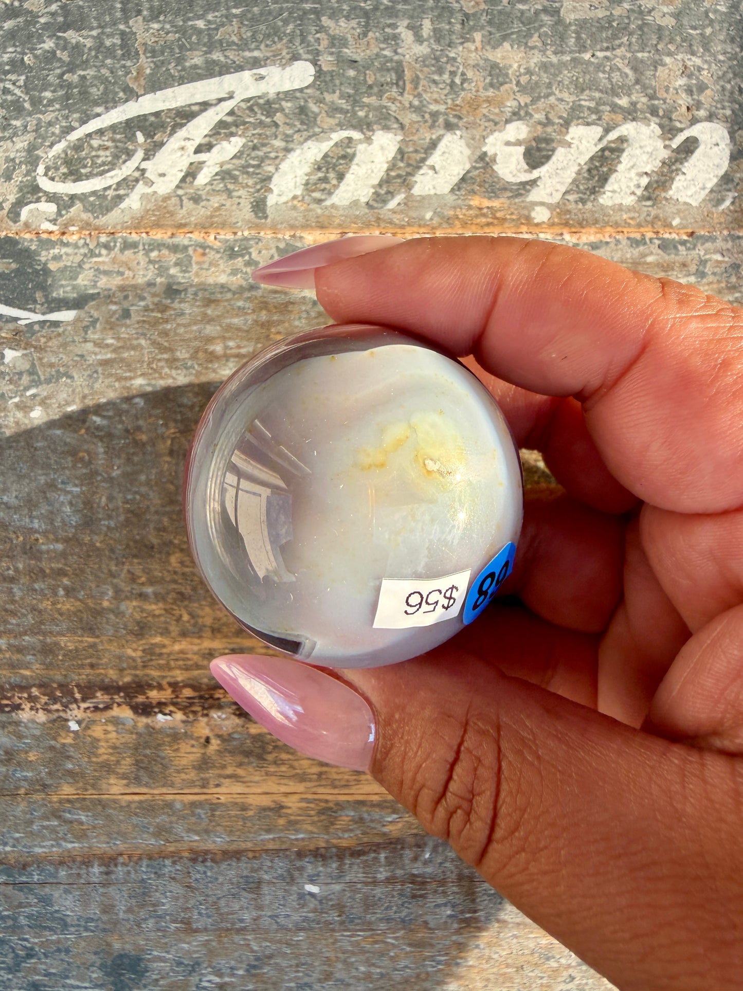 Gorgeous Swazi Agate Sphere | Opt 68
