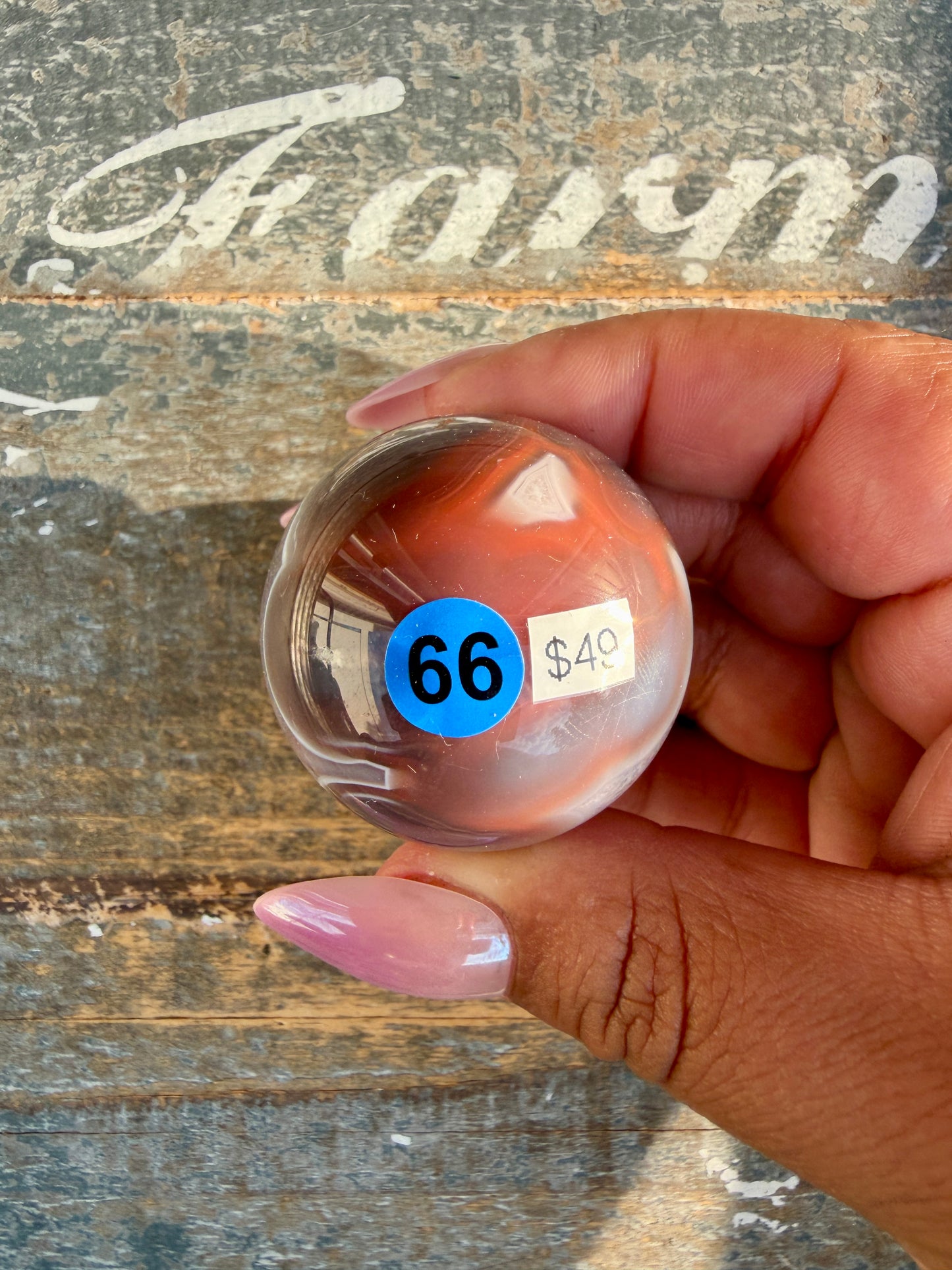 Gorgeous Swazi Agate Sphere | Opt 66