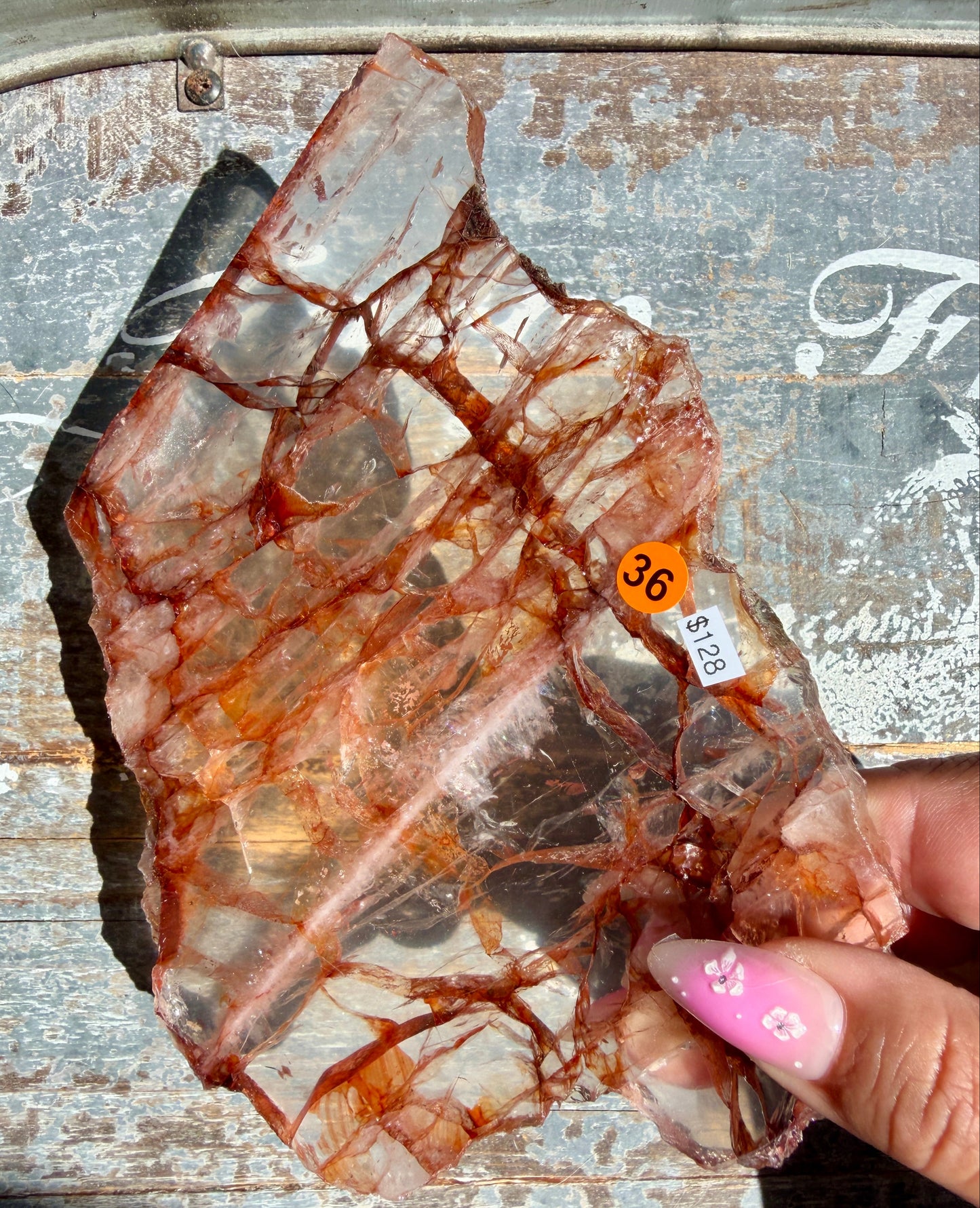 Gorgeous Fire Quartz Slab | Opt 36