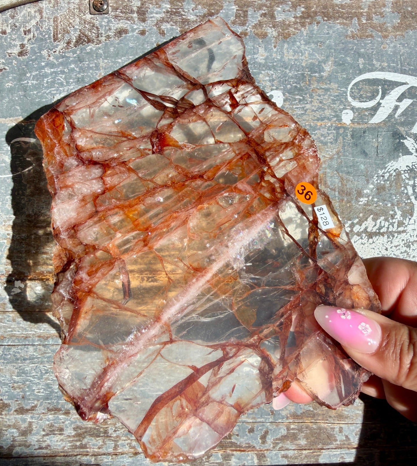 Gorgeous Fire Quartz Slab | Opt 36