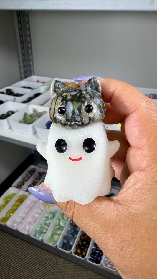 Adorable Ghost with Que Sera Kitty | Opt 2