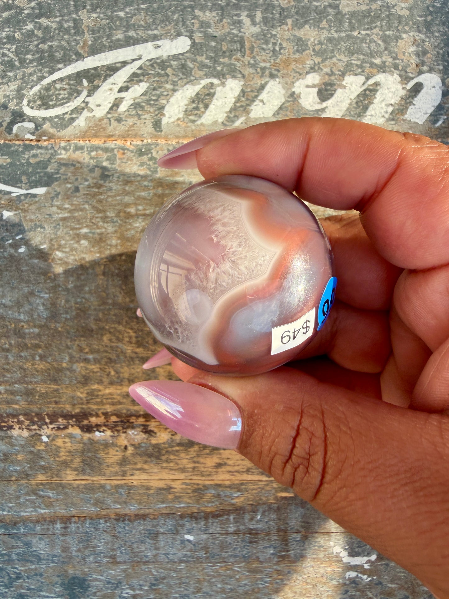 Gorgeous Swazi Agate Sphere | Opt 66