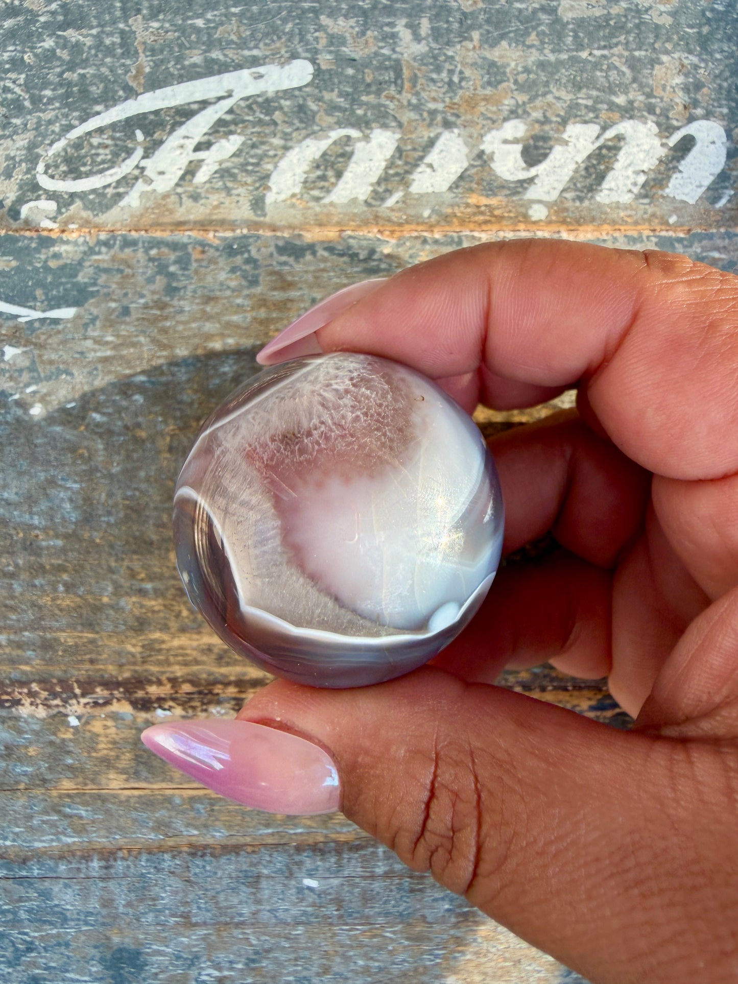 Gorgeous Swazi Agate Sphere | Opt 66