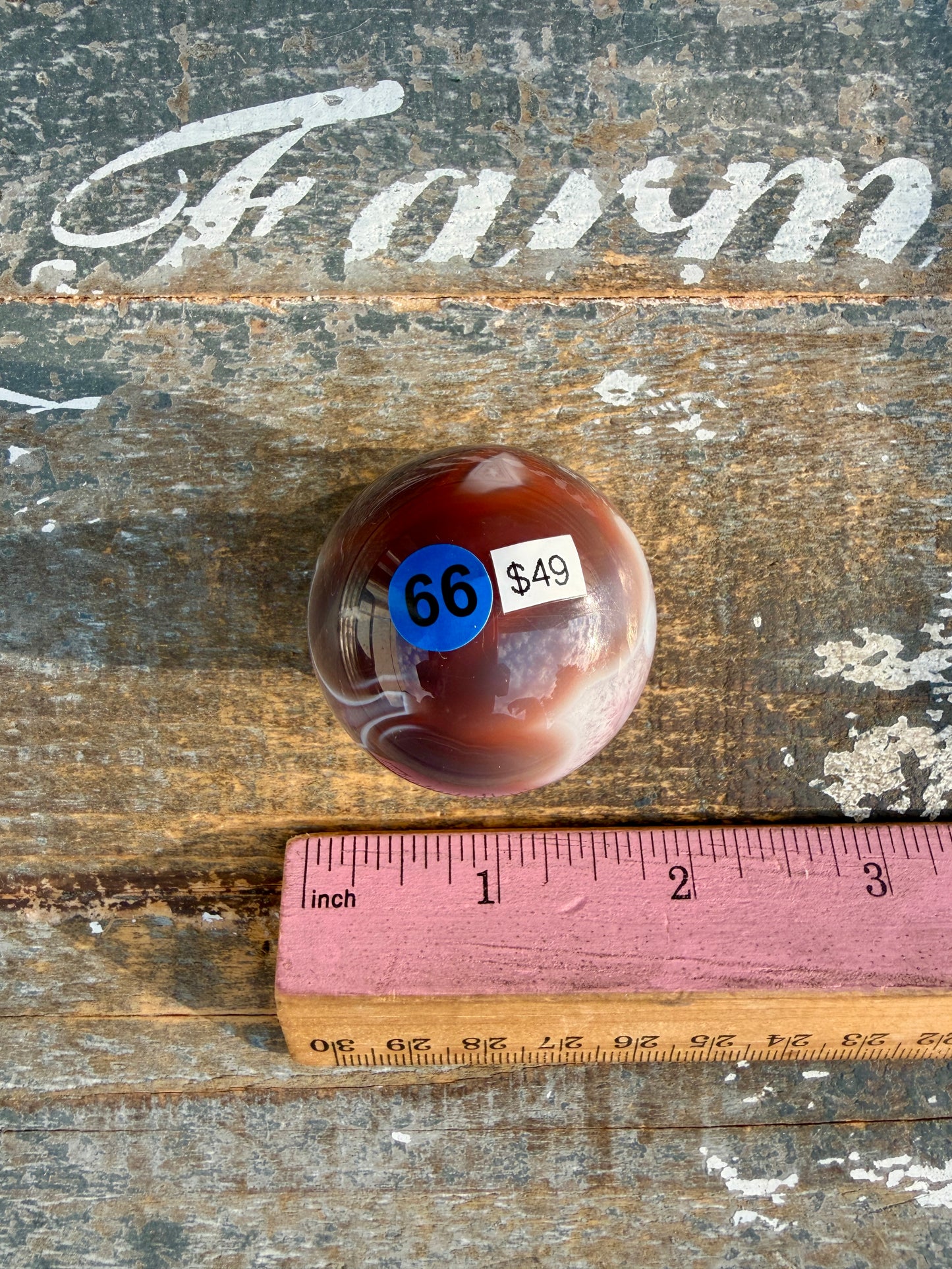 Gorgeous Swazi Agate Sphere | Opt 66