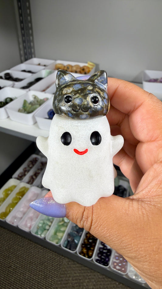 Adorable Ghost with Que Sera Kitty | Opt 7