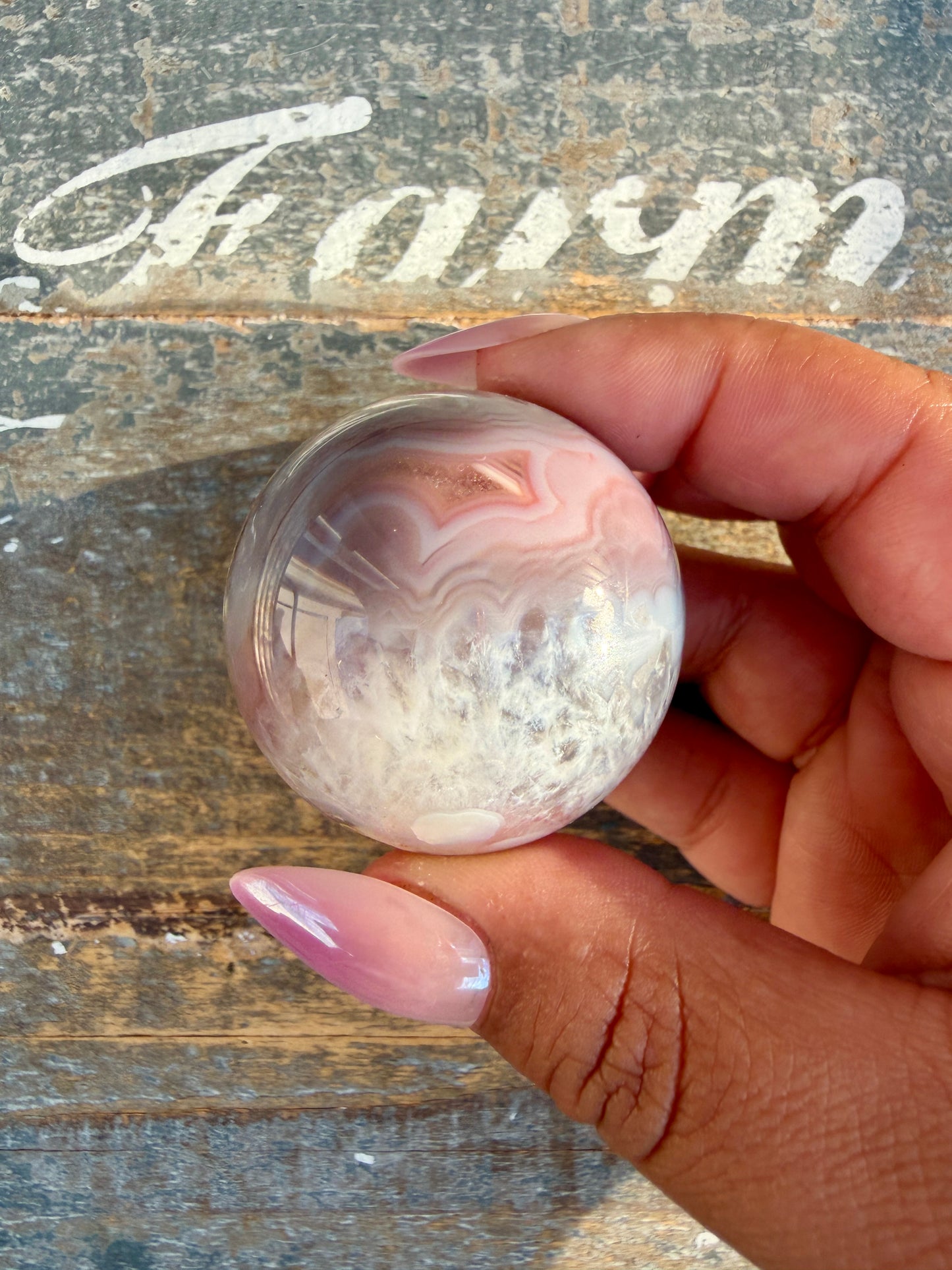 Gorgeous Swazi Agate Sphere | Opt 67