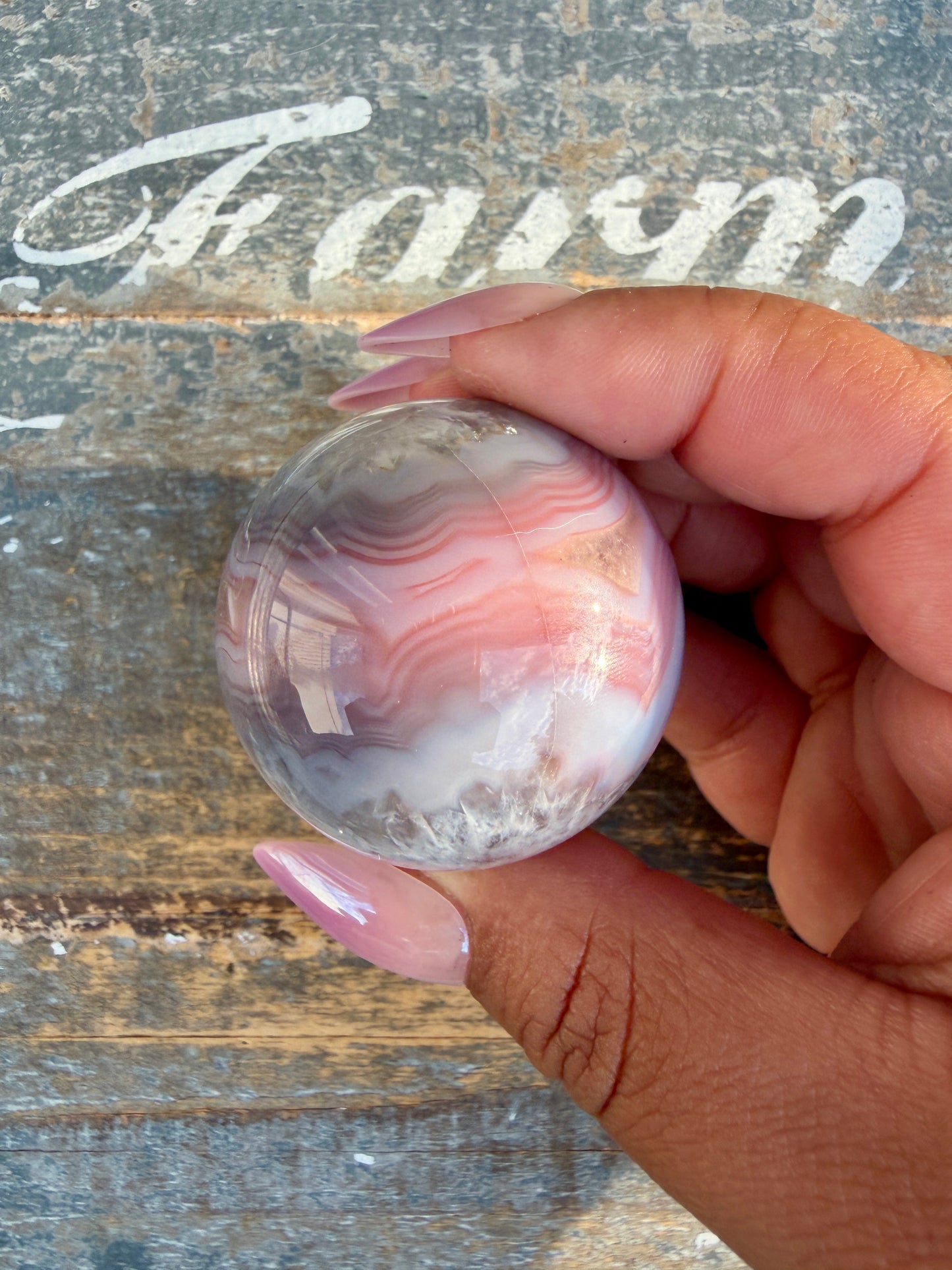 Gorgeous Swazi Agate Sphere | Opt 67