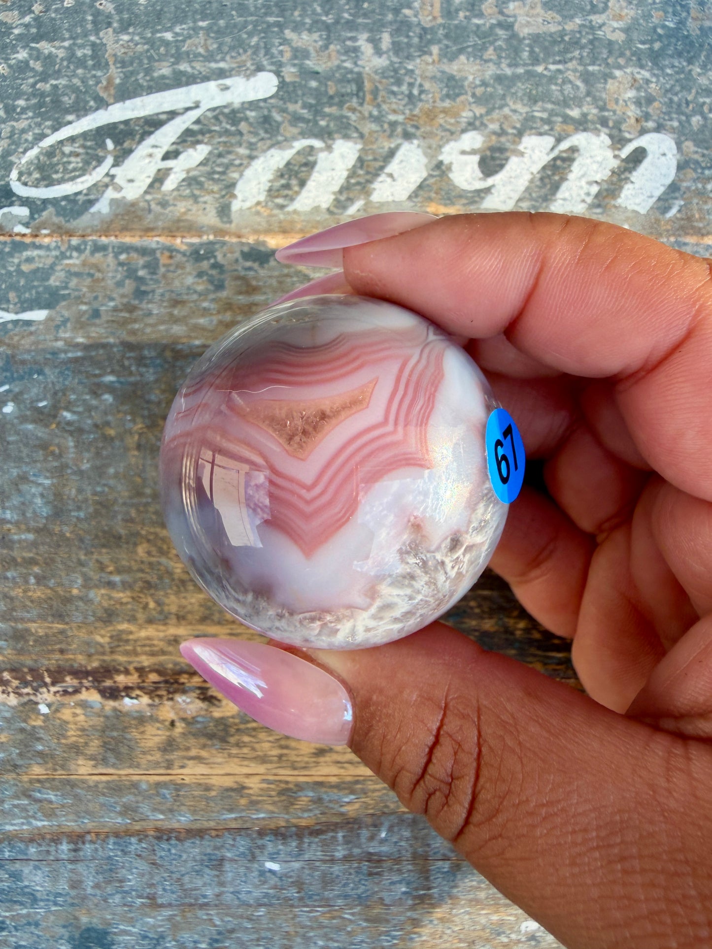 Gorgeous Swazi Agate Sphere | Opt 67