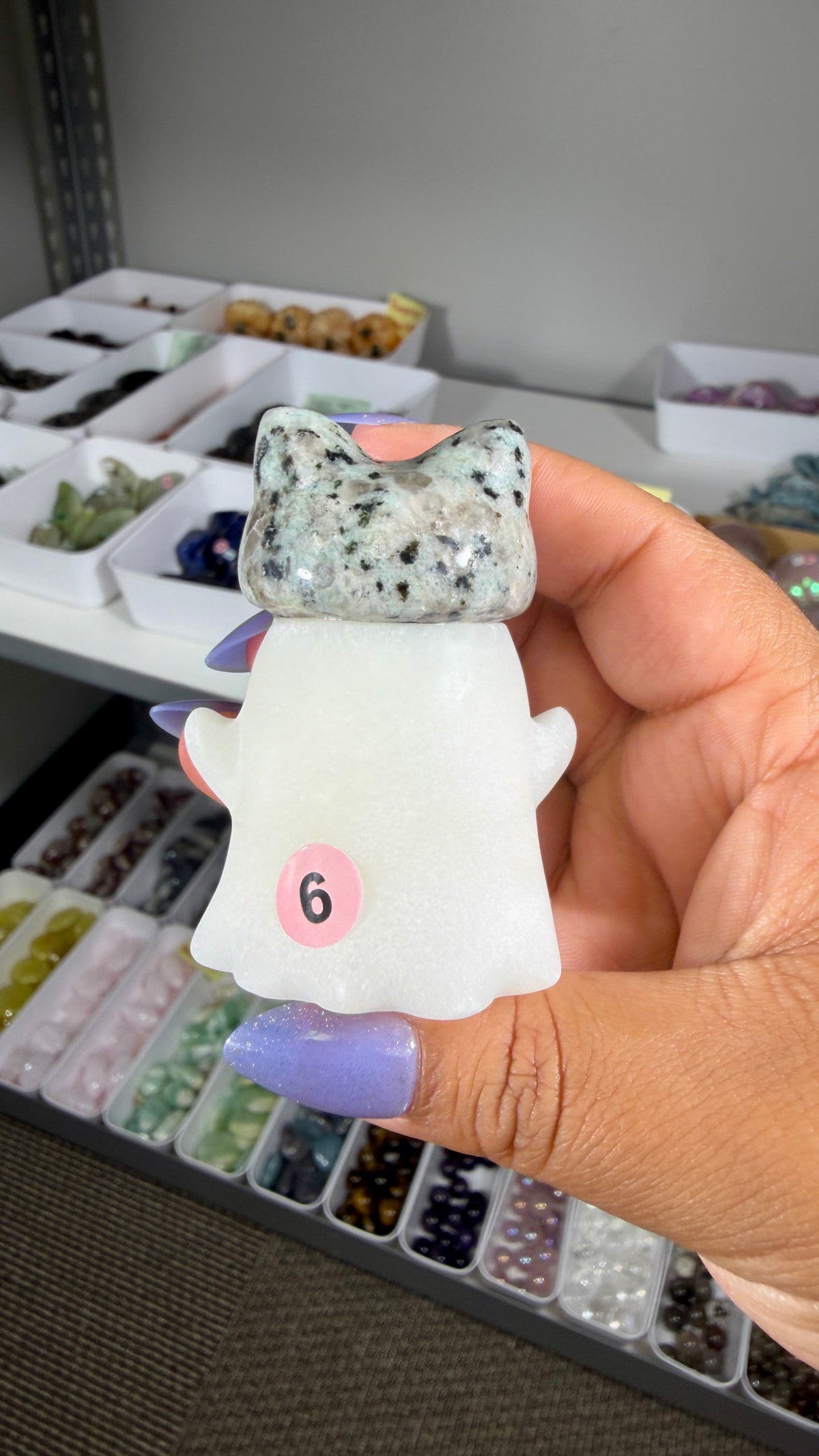 Adorable Ghost with Kiwi Jasper Kitty | Opt 6