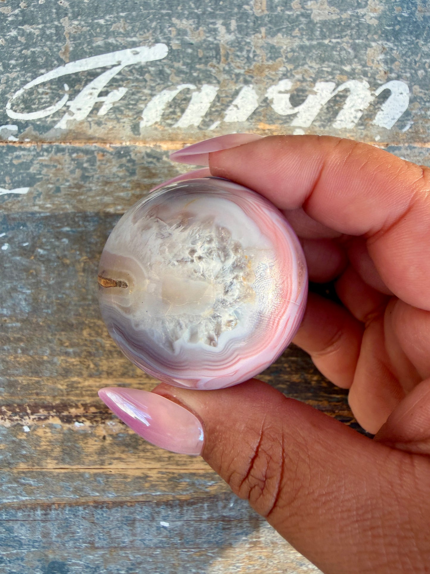 Gorgeous Swazi Agate Sphere | Opt 67