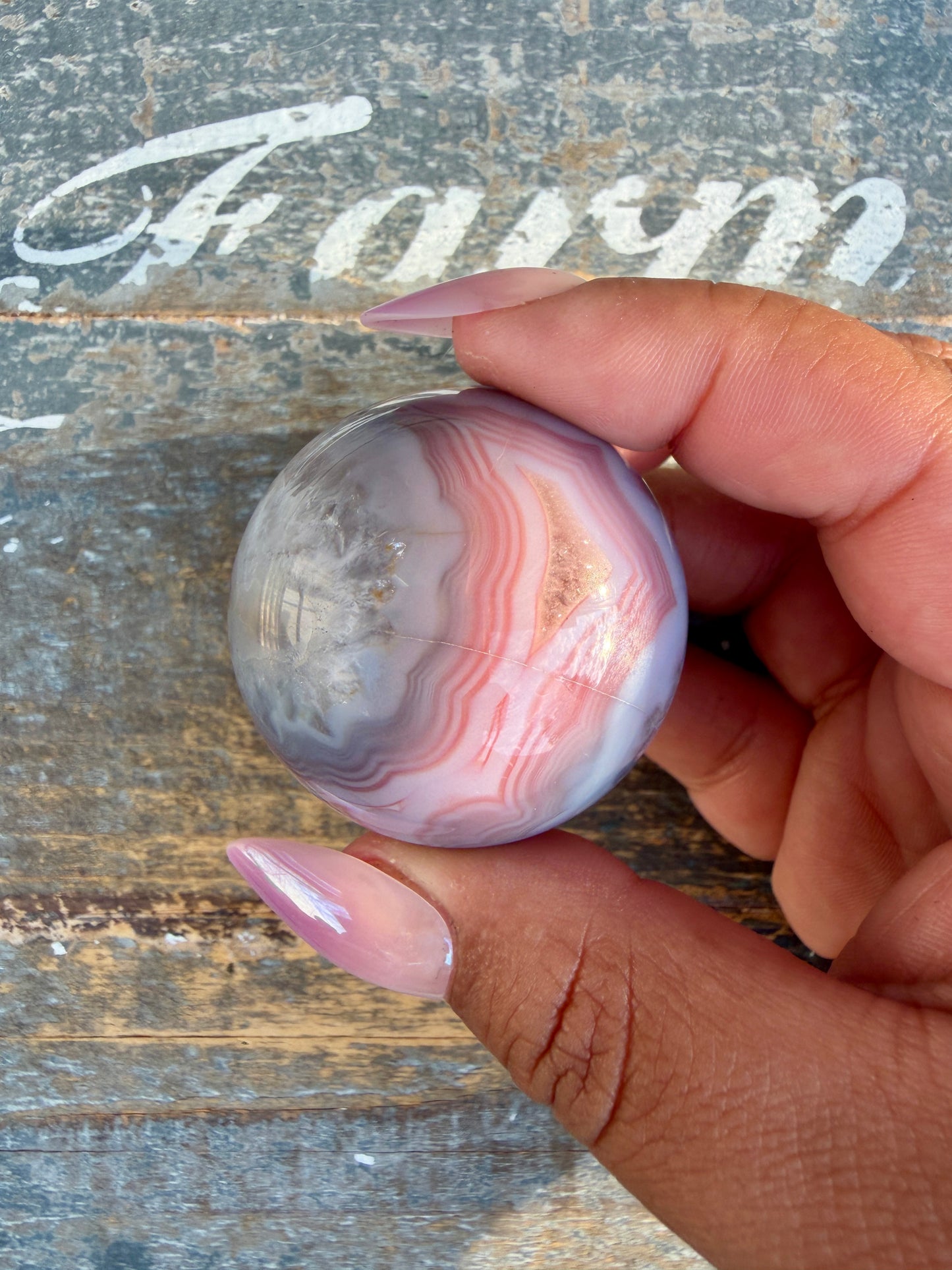 Gorgeous Swazi Agate Sphere | Opt 67