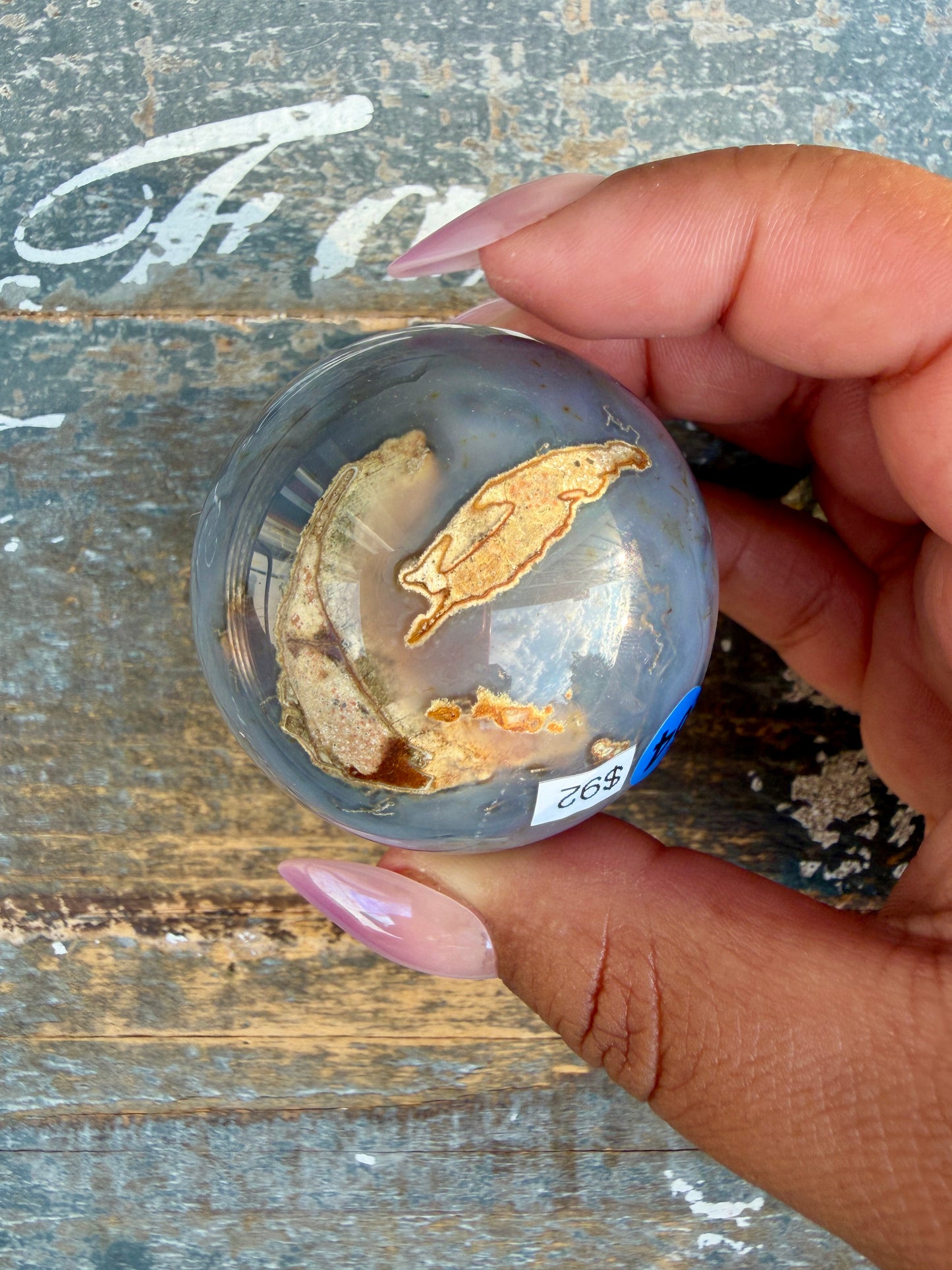 Gorgeous Swazi Agate Sphere (DRUZY) | Opt 64