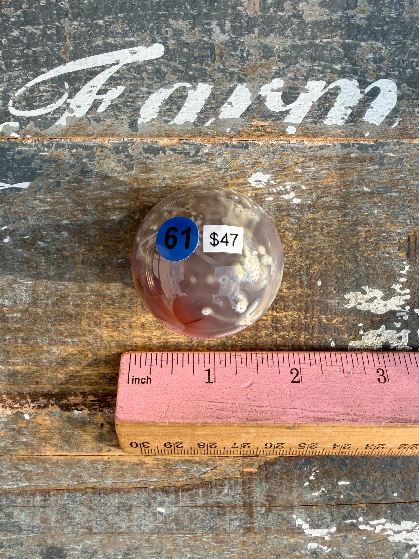Gorgeous Swazi Agate Sphere (DRUZY) | Opt 61