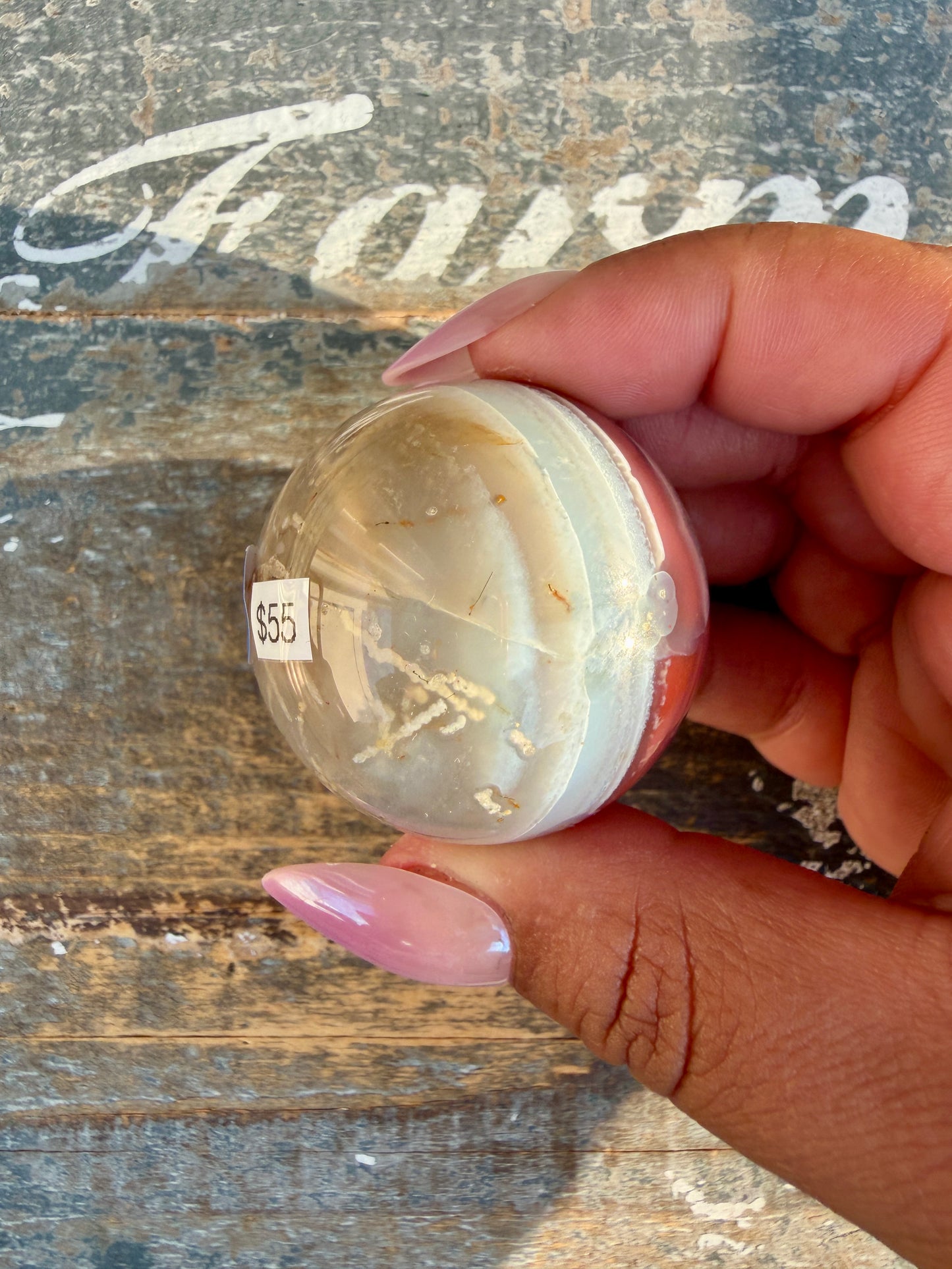 Gorgeous Swazi Agate Sphere | Opt 53