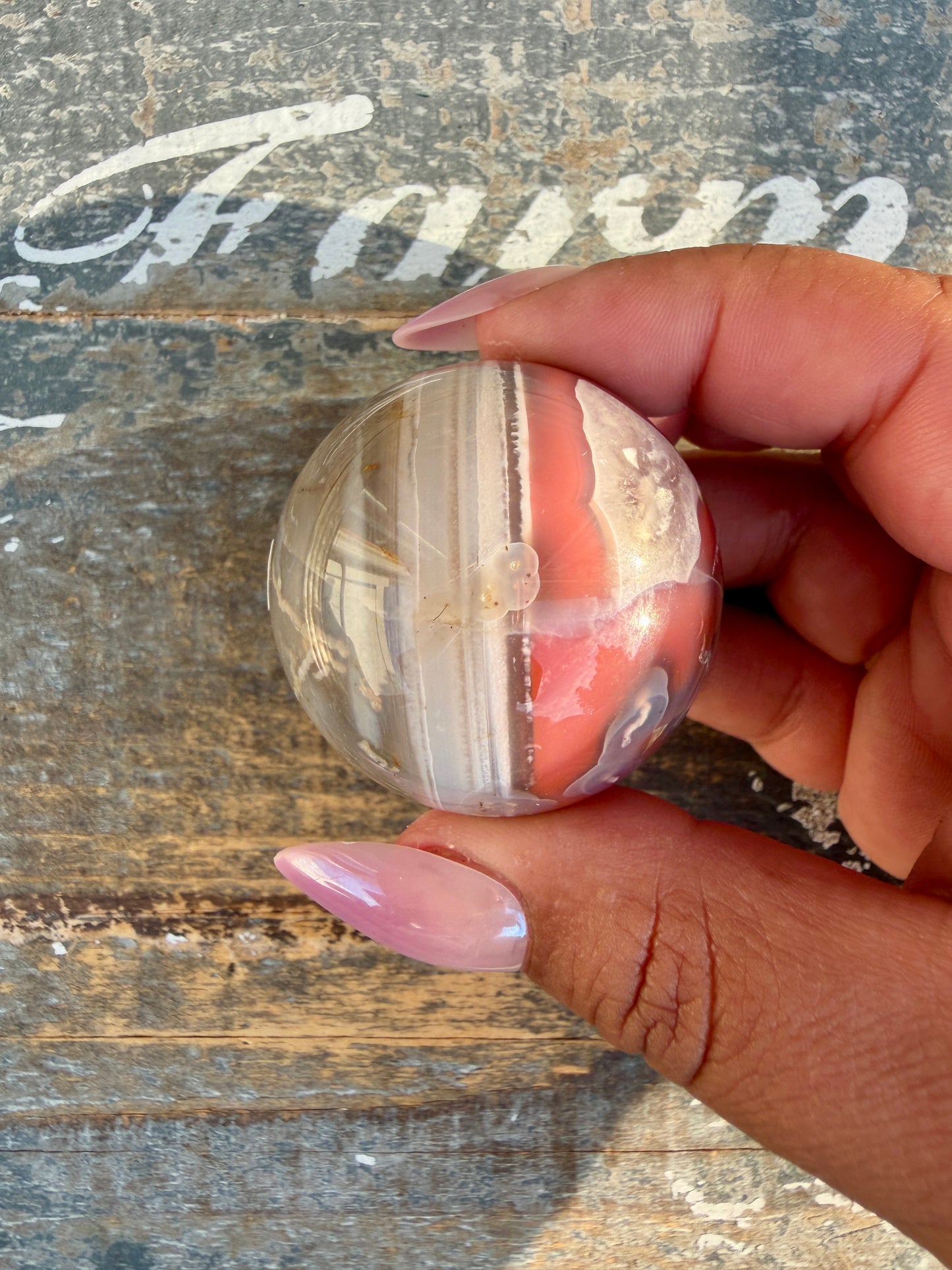 Gorgeous Swazi Agate Sphere | Opt 53