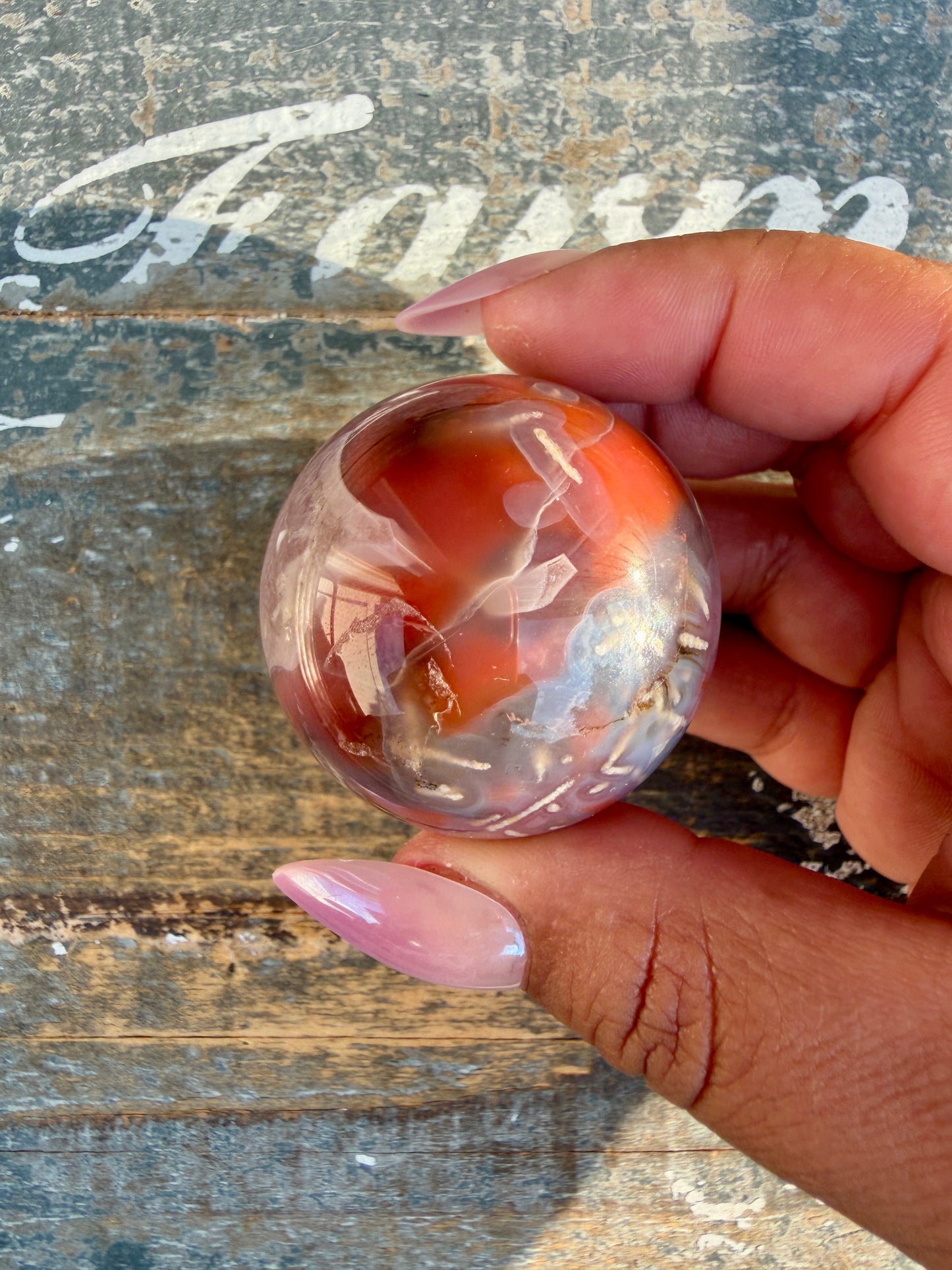 Gorgeous Swazi Agate Sphere | Opt 53