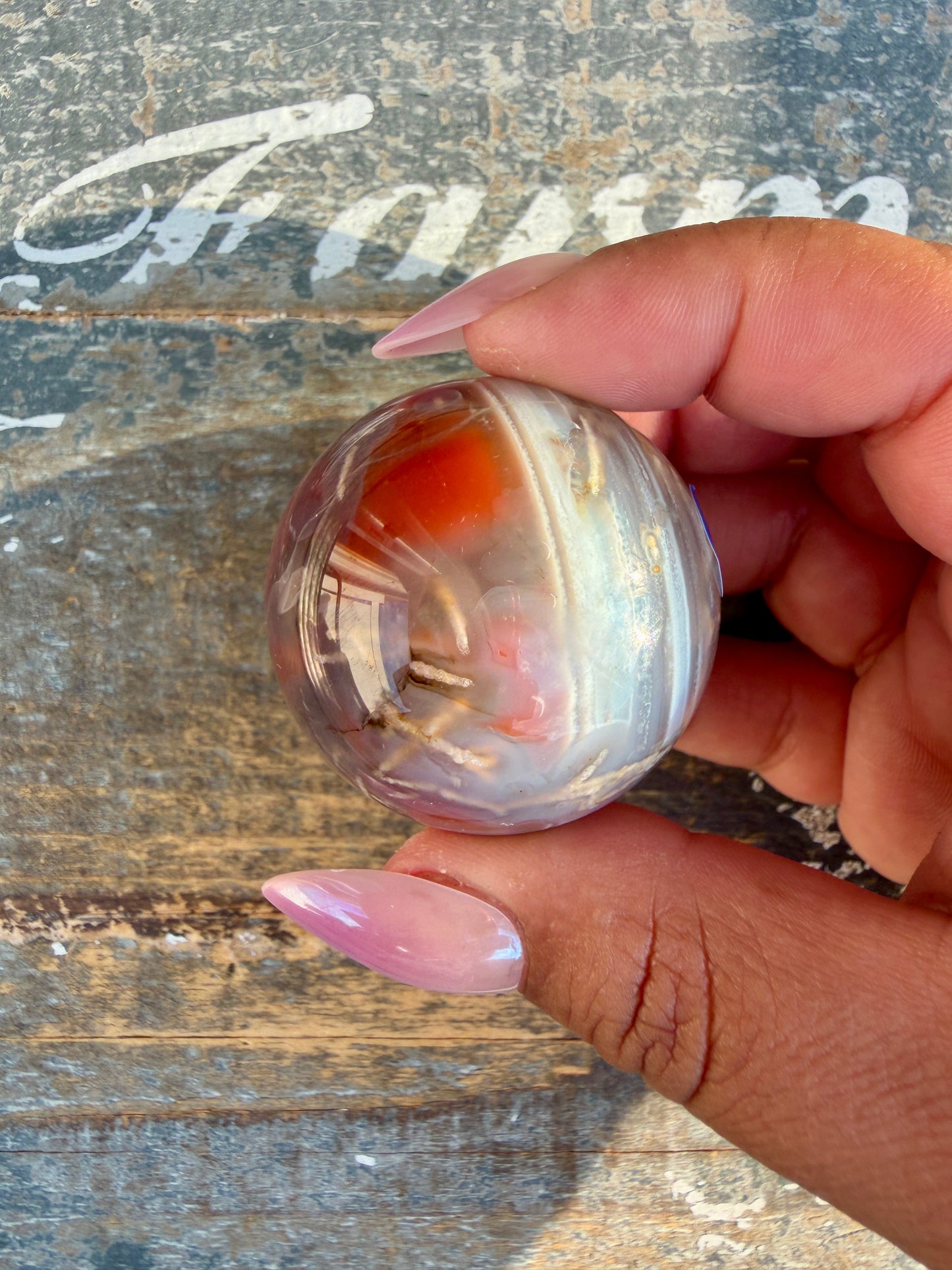 Gorgeous Swazi Agate Sphere | Opt 53