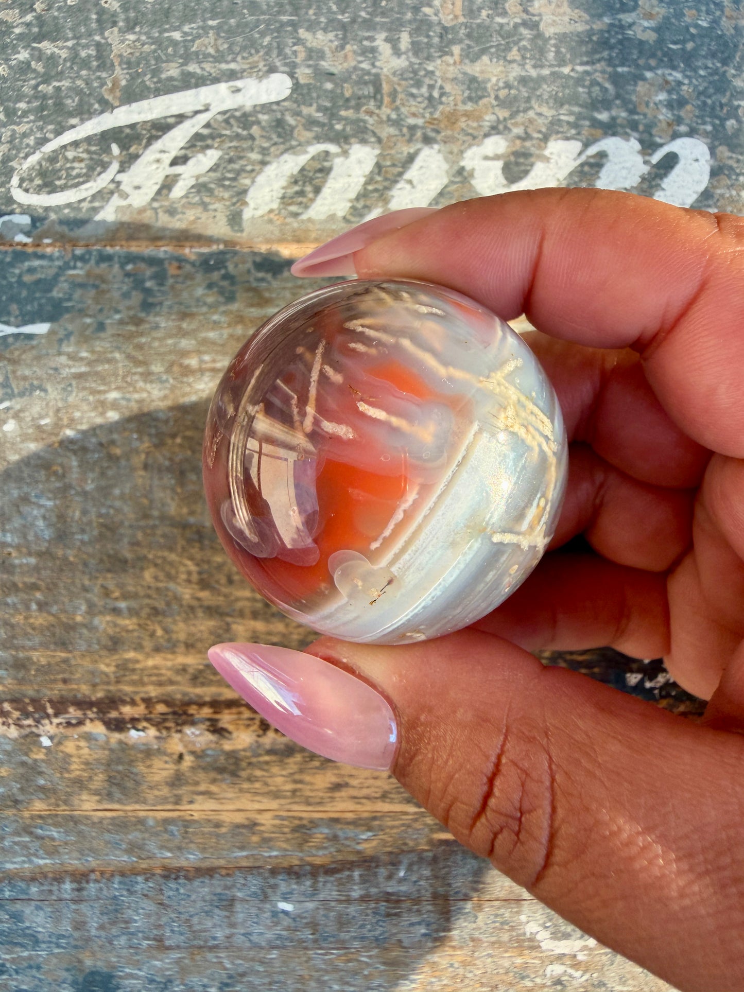 Gorgeous Swazi Agate Sphere | Opt 53