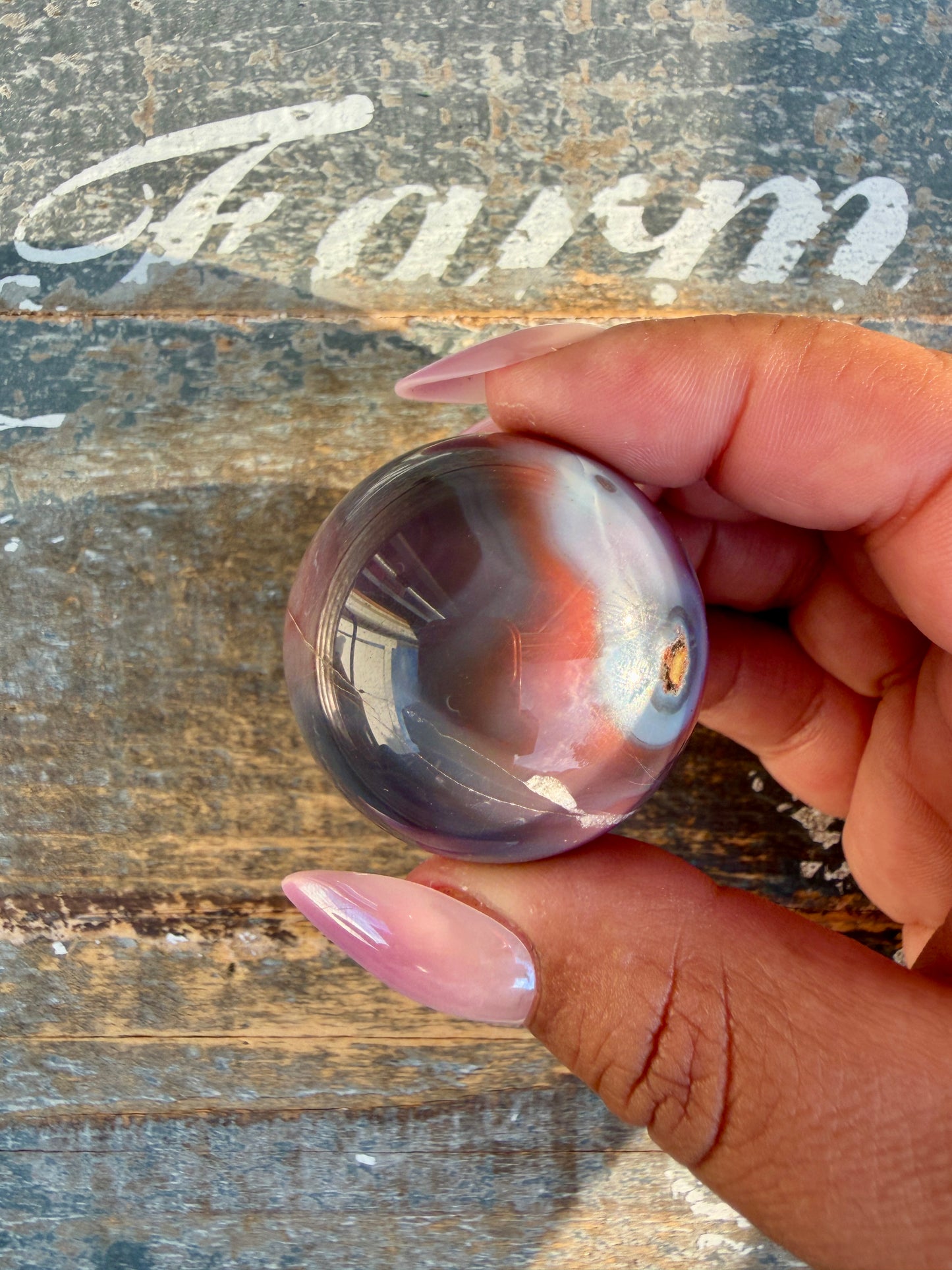 Gorgeous Swazi Agate Sphere | Opt 63
