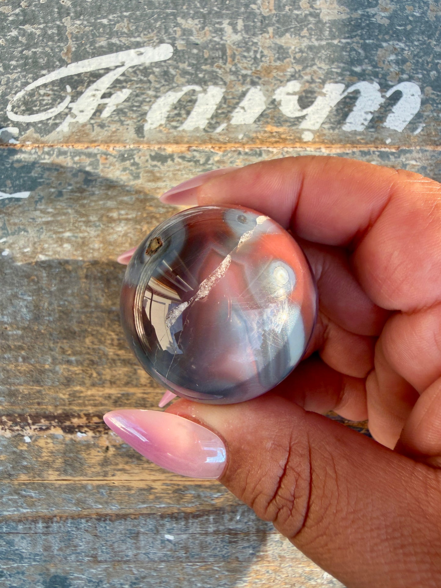Gorgeous Swazi Agate Sphere | Opt 63