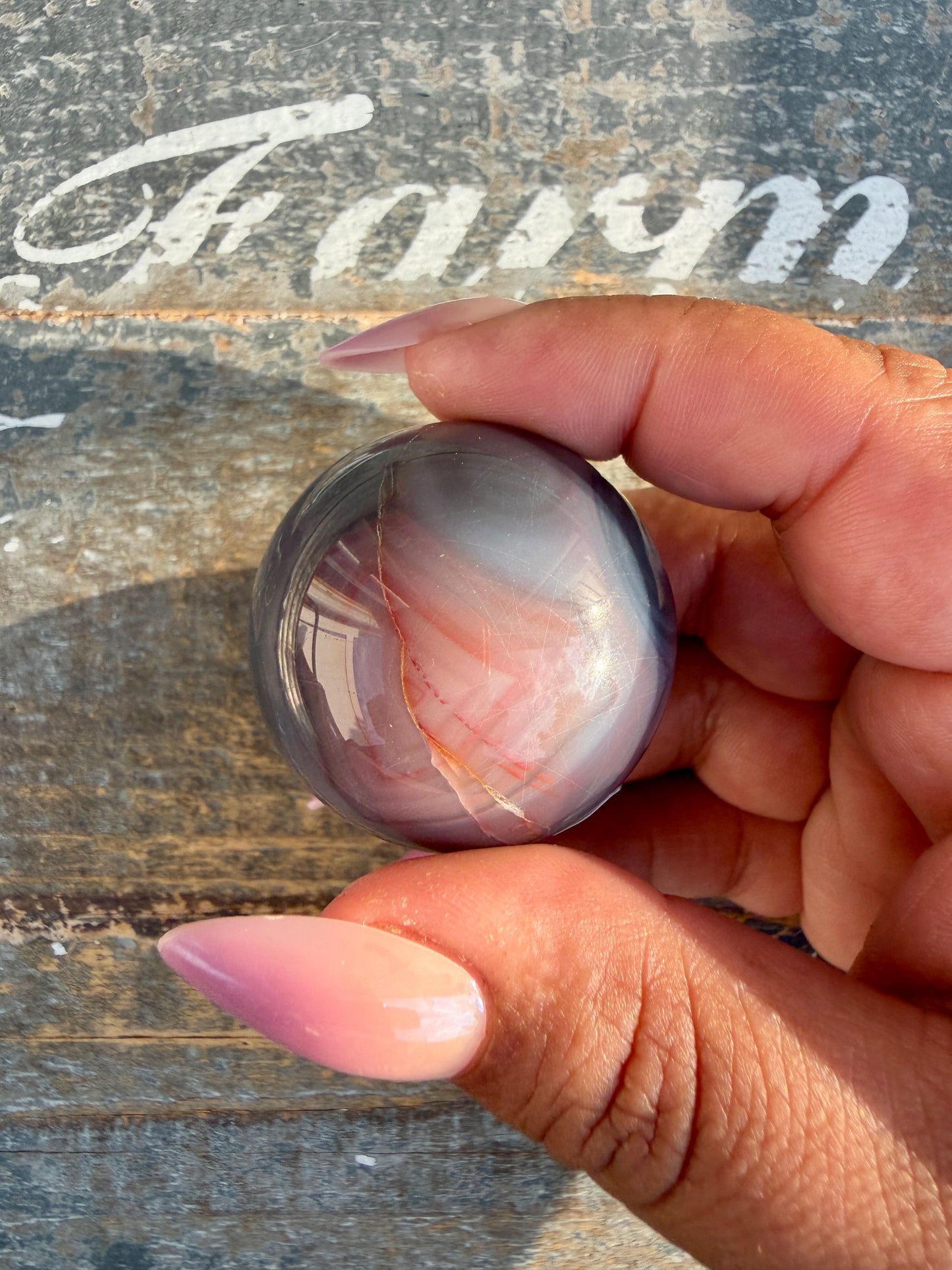 Gorgeous Swazi Agate Sphere | Opt 63