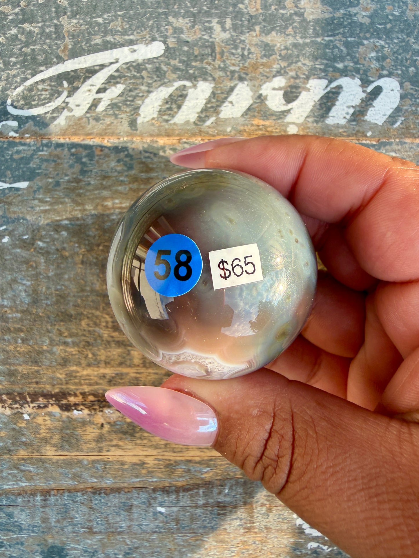 Gorgeous Swazi Agate Sphere | Opt 58