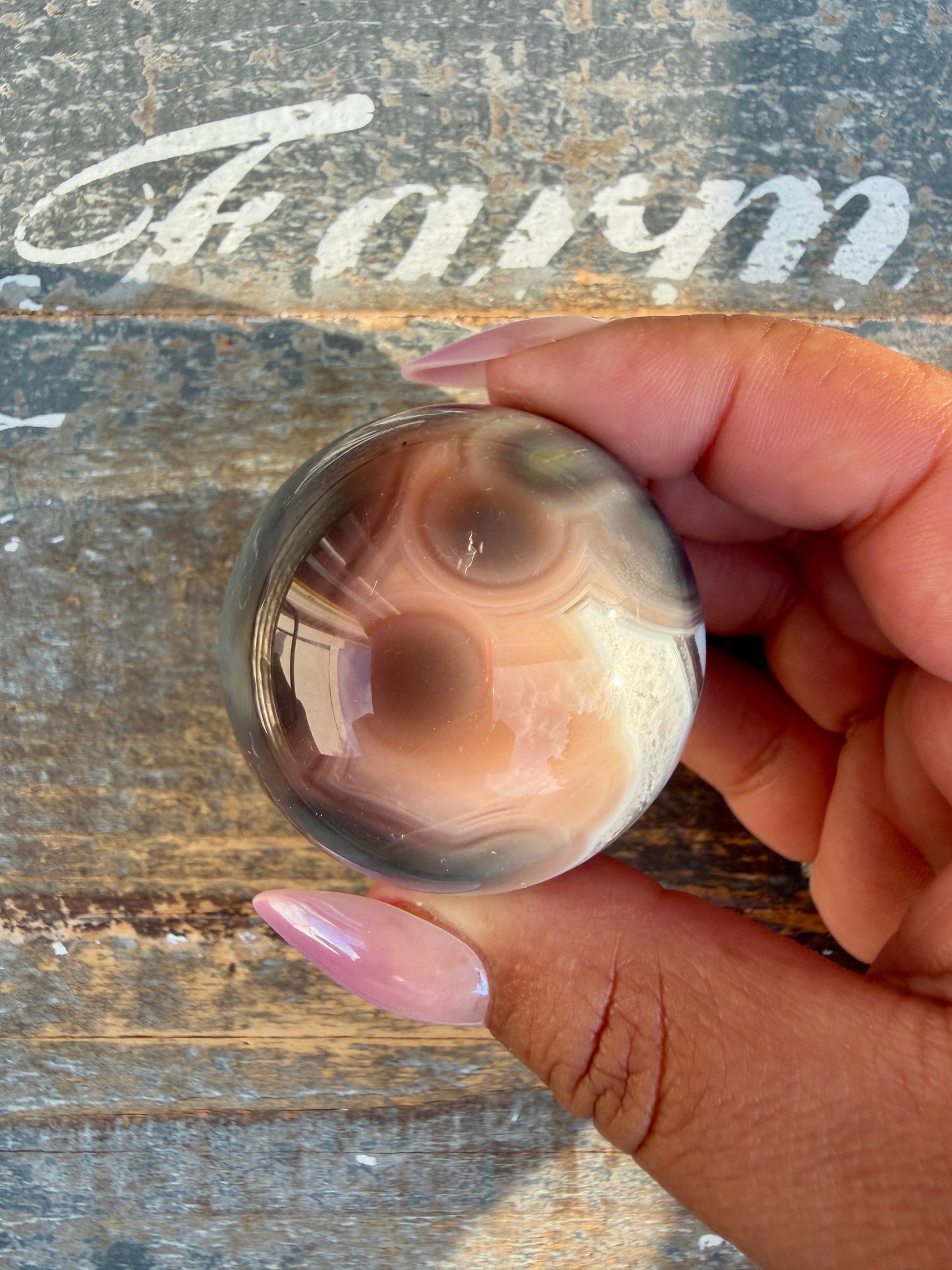 Gorgeous Swazi Agate Sphere | Opt 58