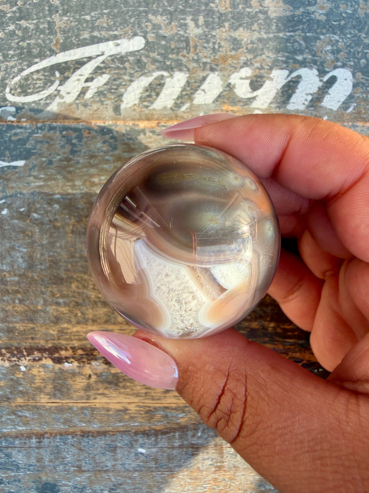 Gorgeous Swazi Agate Sphere | Opt 58