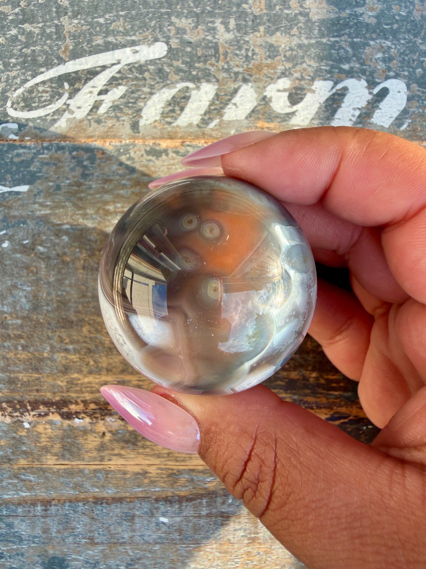 Gorgeous Swazi Agate Sphere | Opt 58
