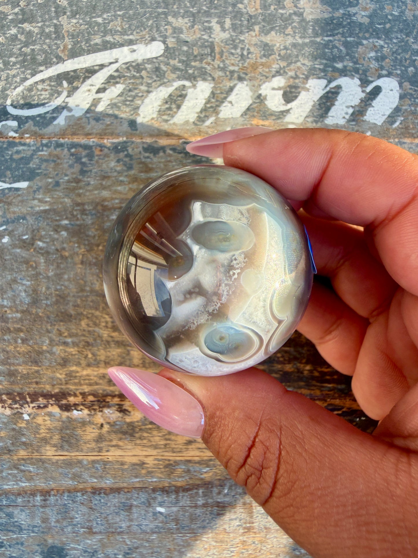 Gorgeous Swazi Agate Sphere | Opt 58