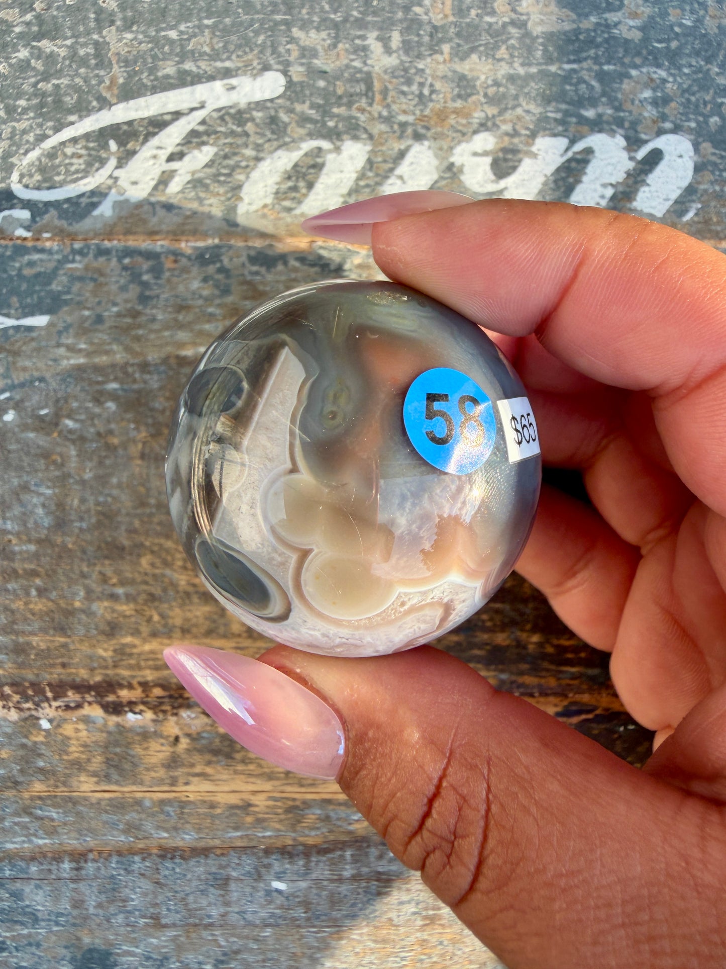 Gorgeous Swazi Agate Sphere | Opt 58