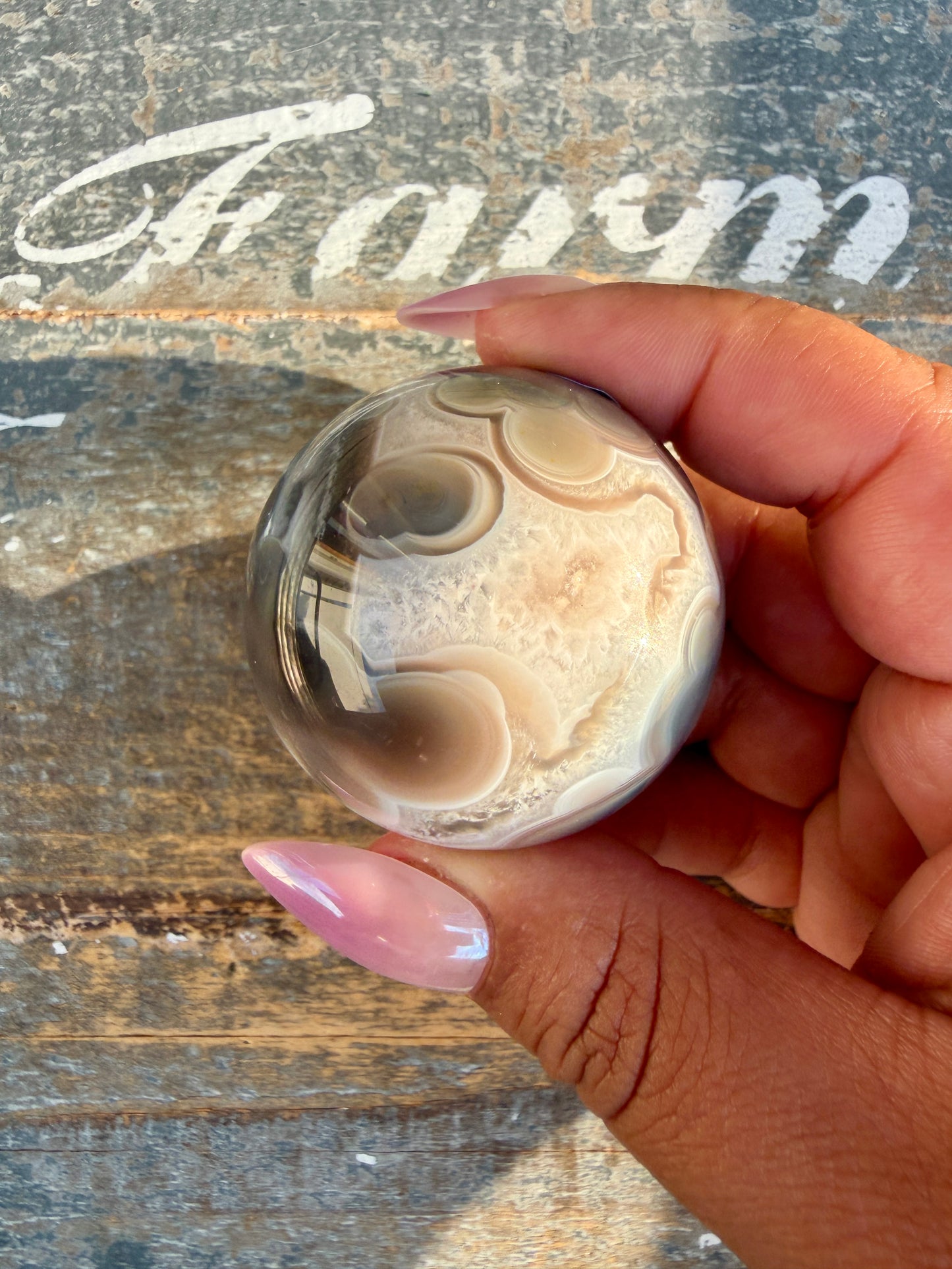 Gorgeous Swazi Agate Sphere | Opt 58
