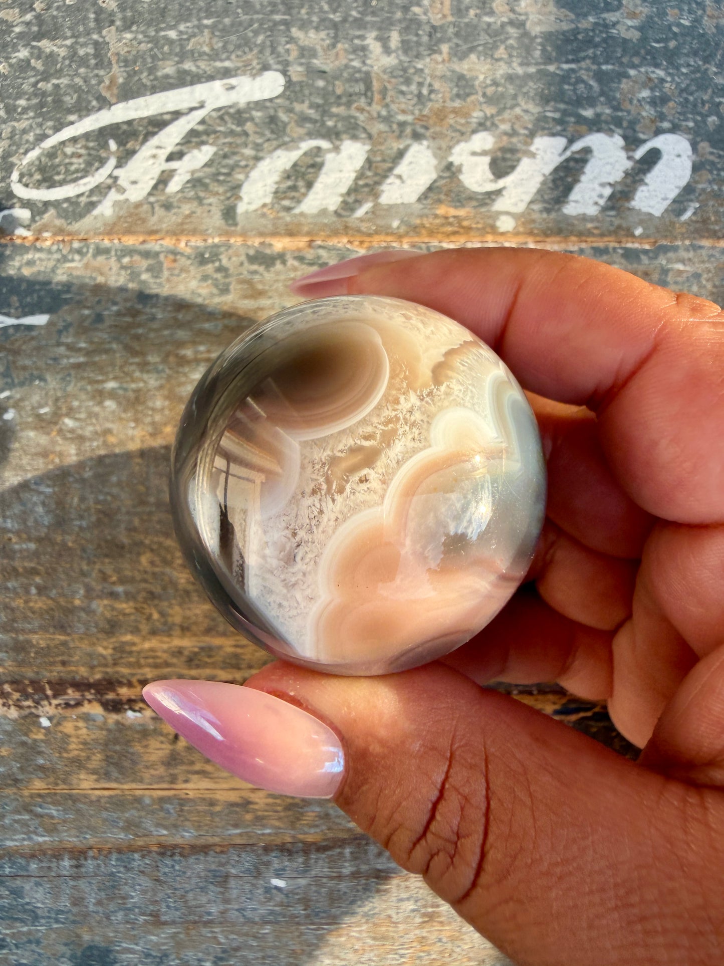 Gorgeous Swazi Agate Sphere | Opt 58