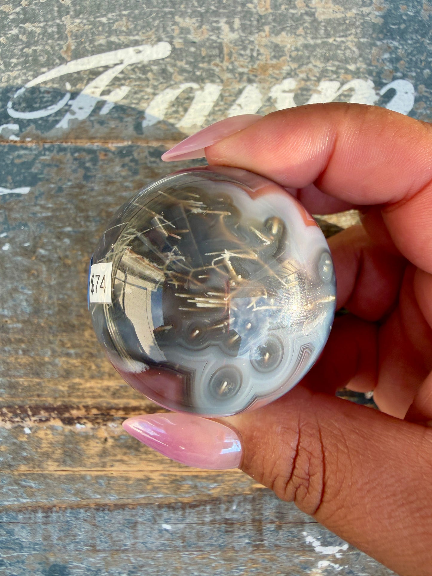 Gorgeous Swazi Agate Sphere | Opt 54