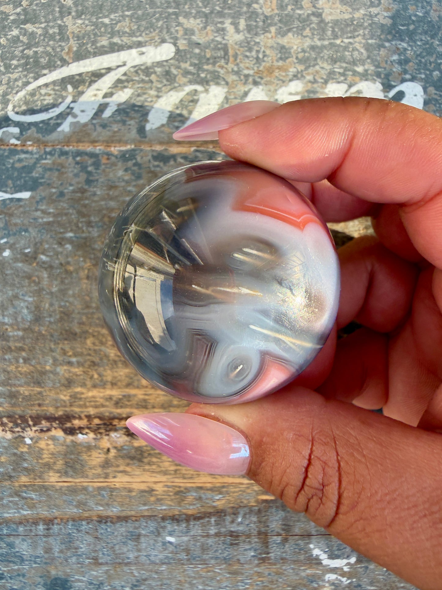 Gorgeous Swazi Agate Sphere | Opt 54