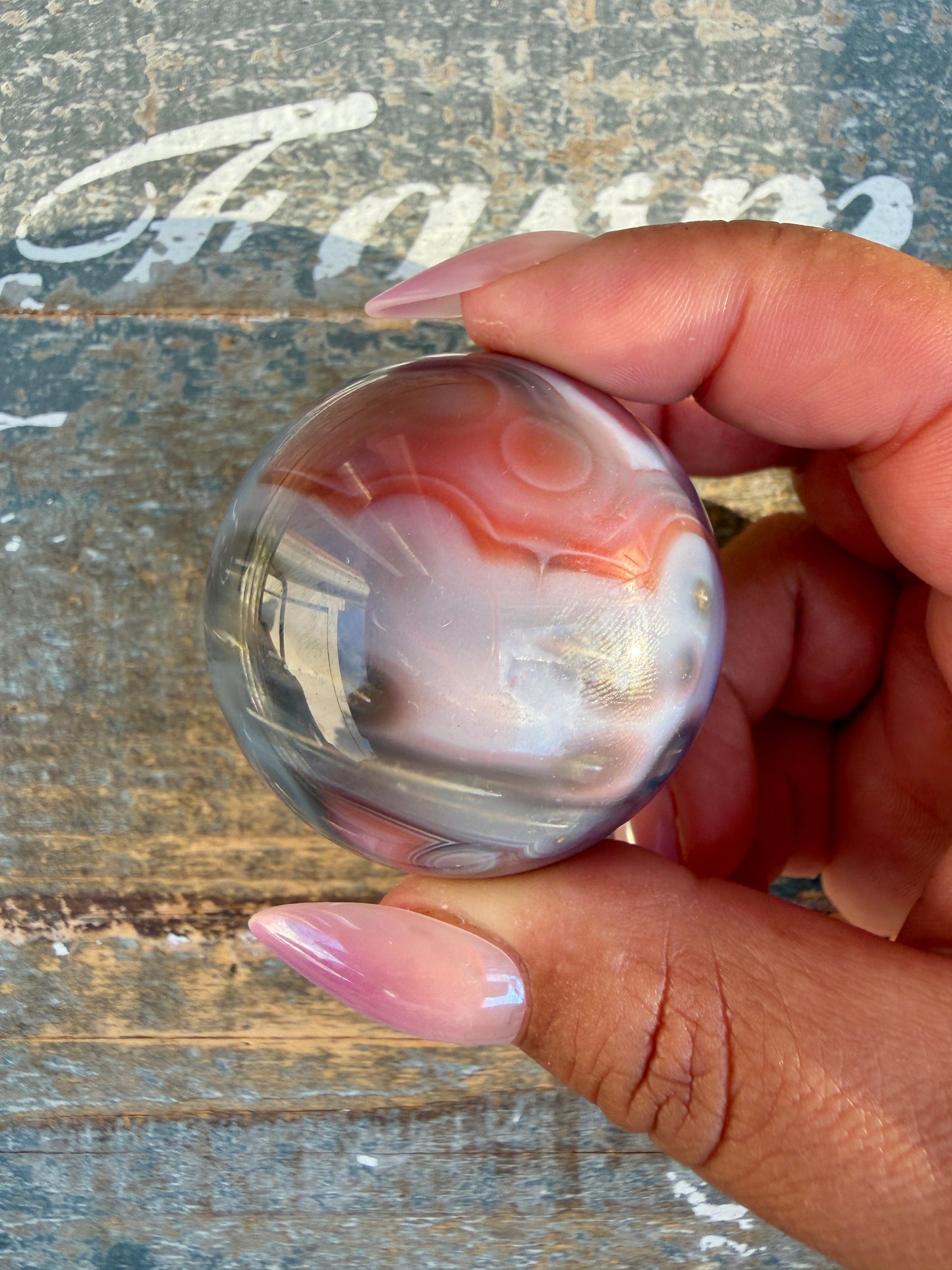 Gorgeous Swazi Agate Sphere | Opt 54