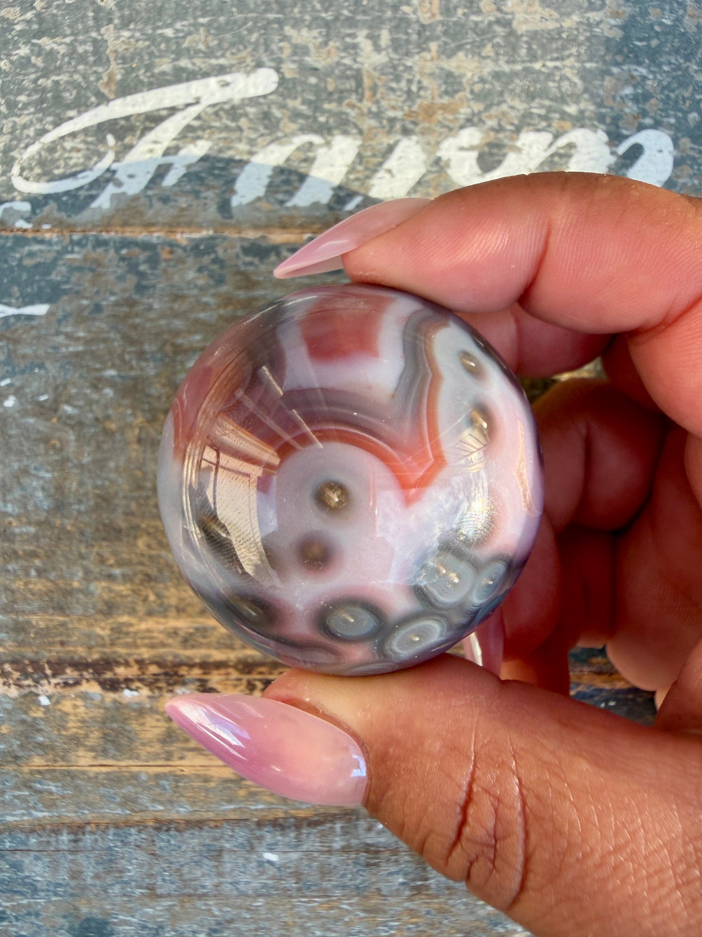 Gorgeous Swazi Agate Sphere | Opt 54