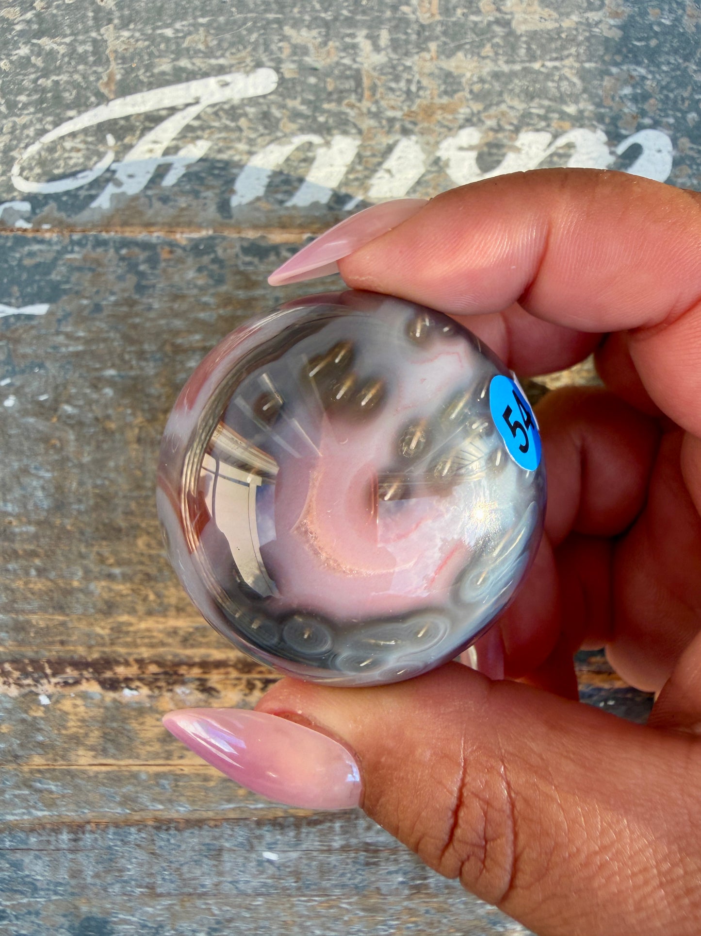 Gorgeous Swazi Agate Sphere | Opt 54