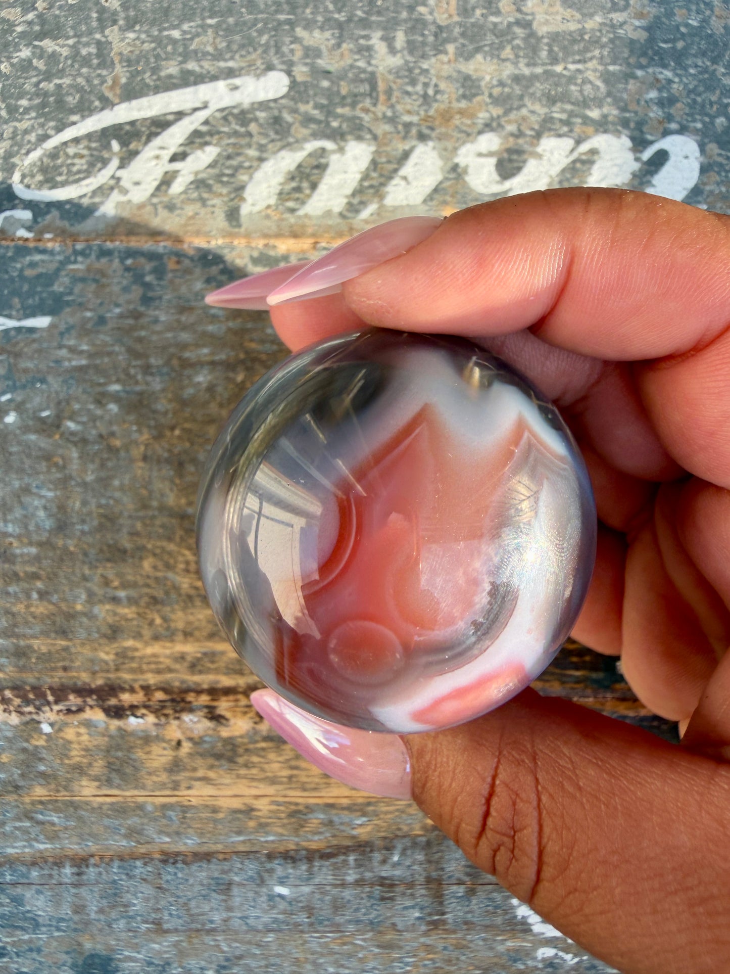 Gorgeous Swazi Agate Sphere | Opt 54