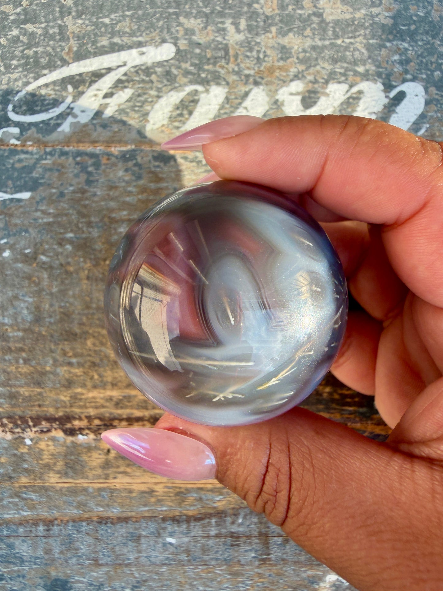 Gorgeous Swazi Agate Sphere | Opt 54