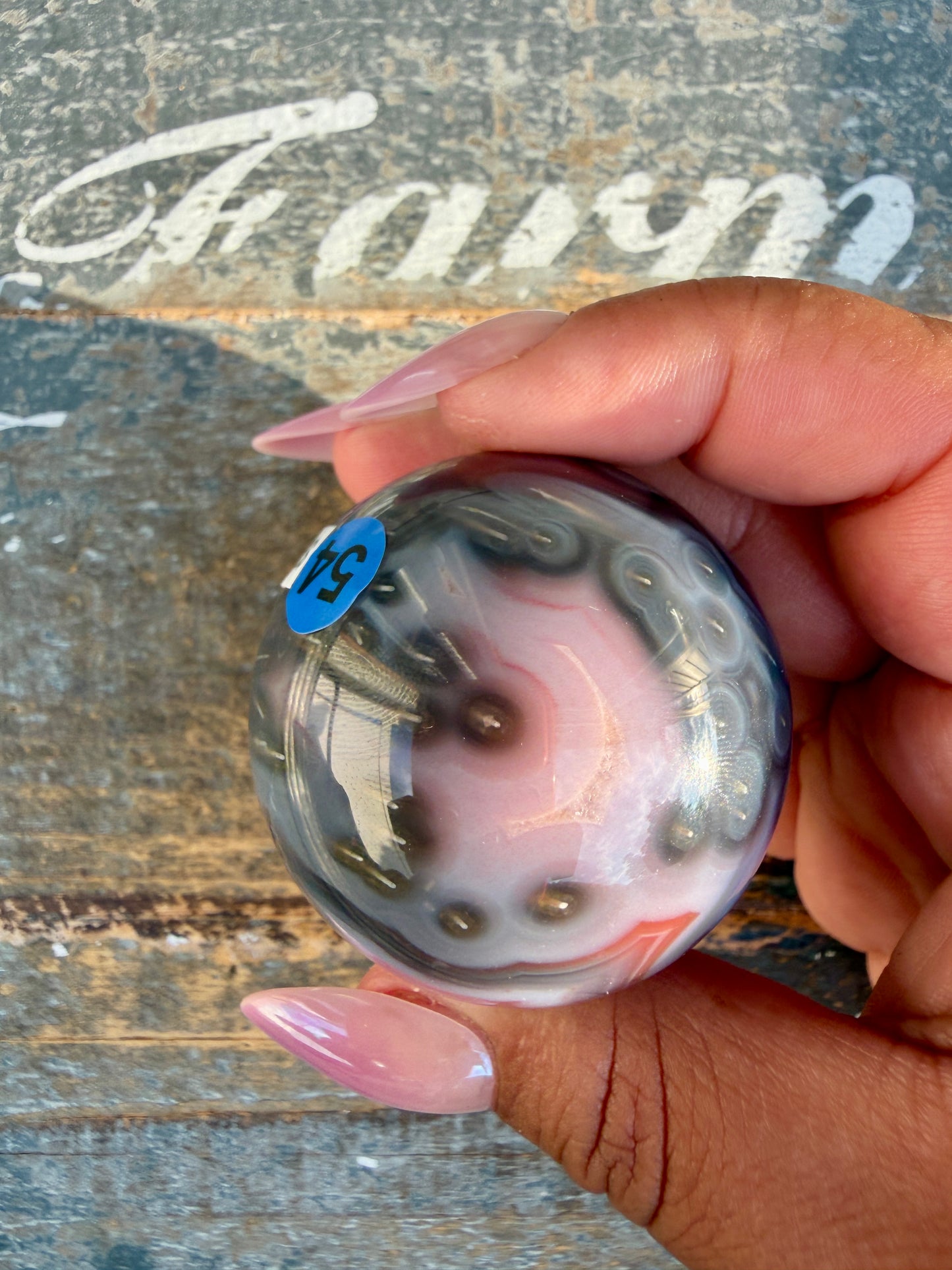 Gorgeous Swazi Agate Sphere | Opt 54