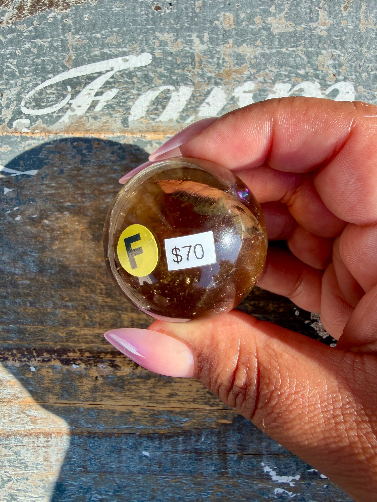 Gorgeous Natural Citrine Sphere from the Congo | Opt F
