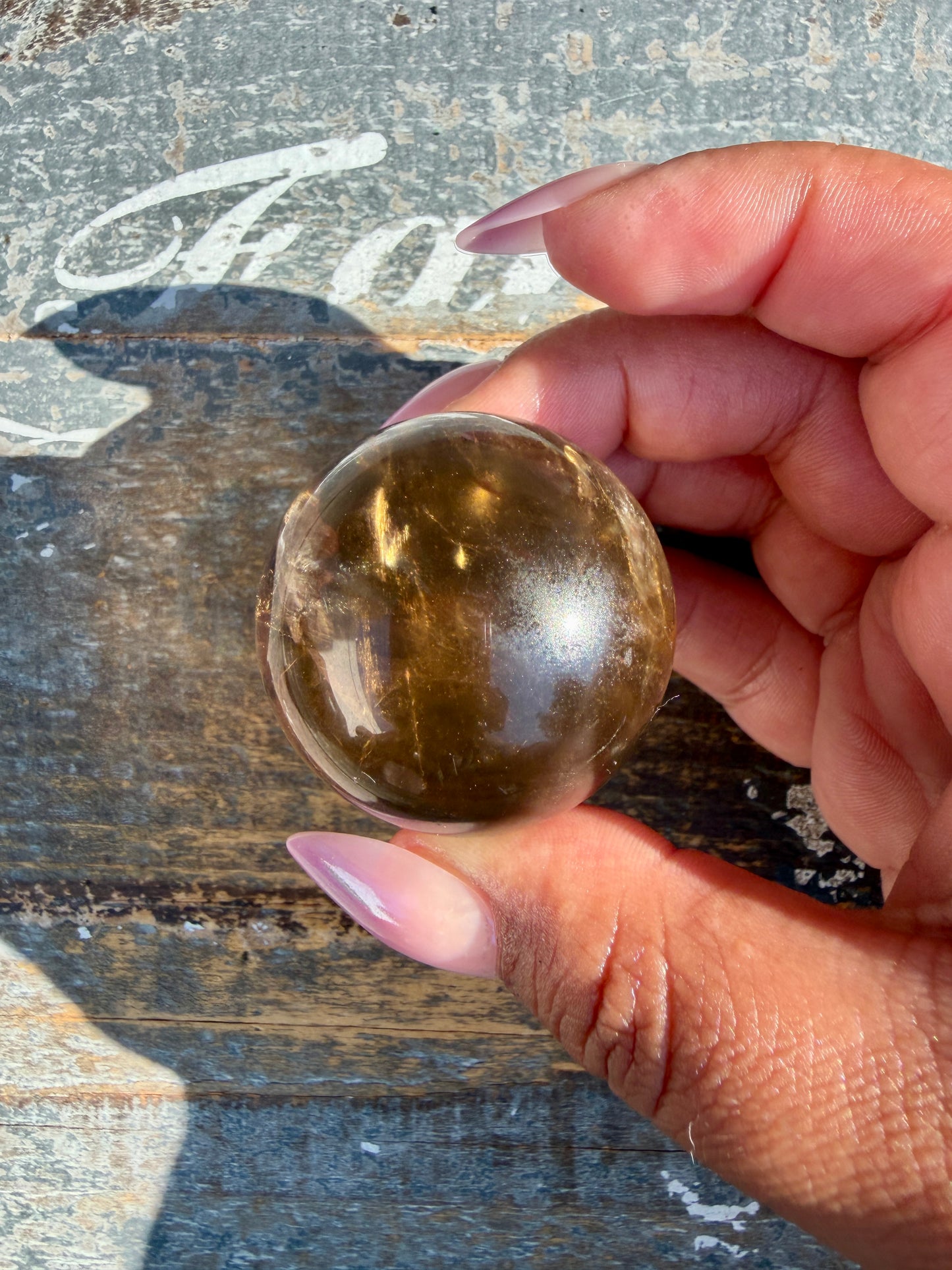 Gorgeous Natural Citrine Sphere from the Congo | Opt F